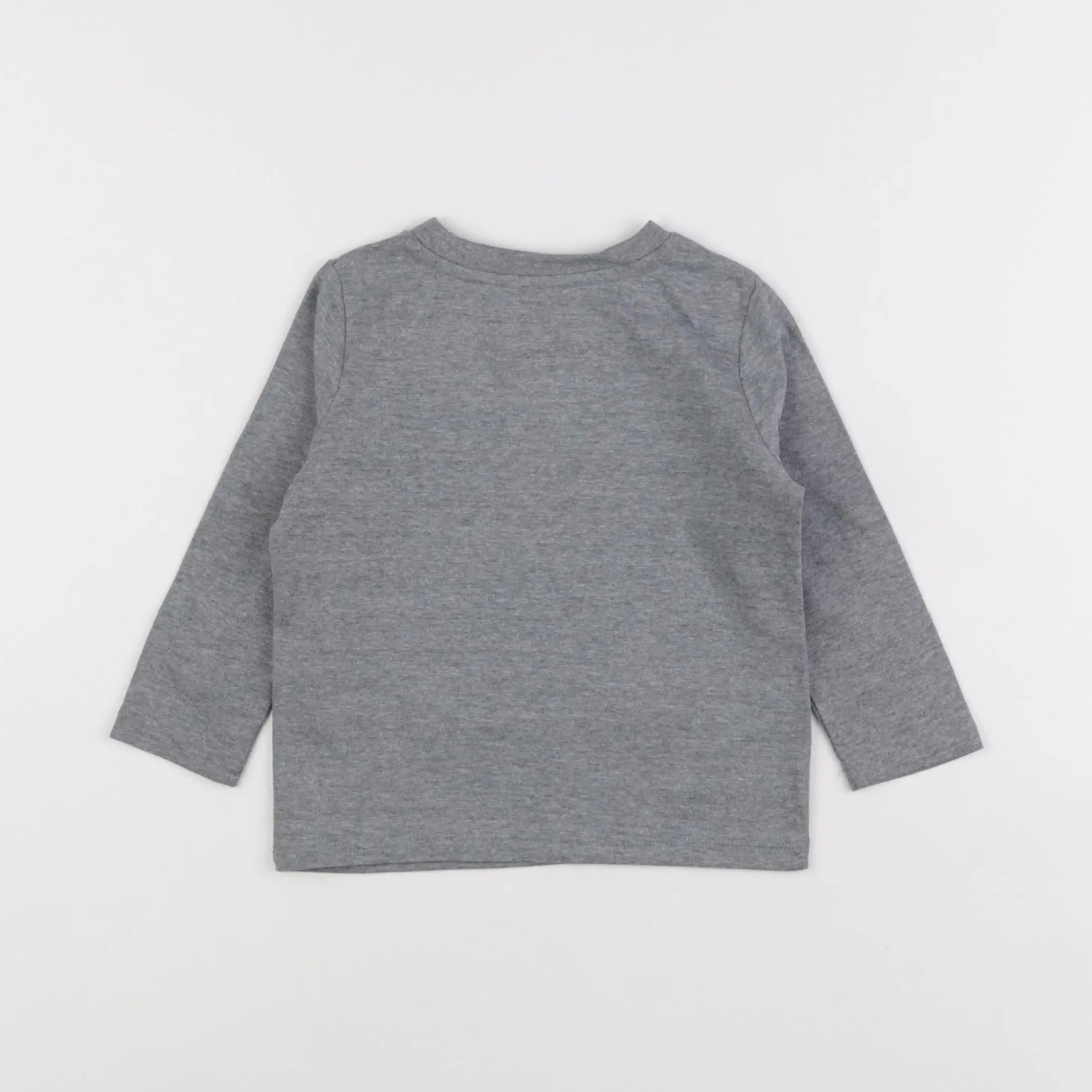 Vertbaudet - tee-shirt gris - 2 ans