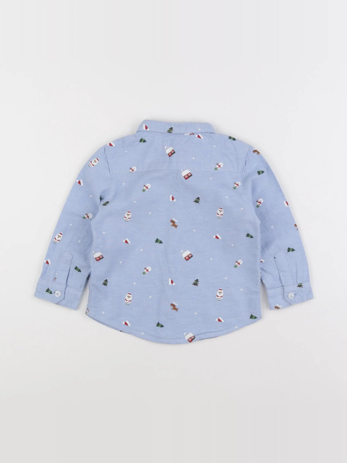 Vertbaudet - chemise bleu - 18 mois à 2 ans