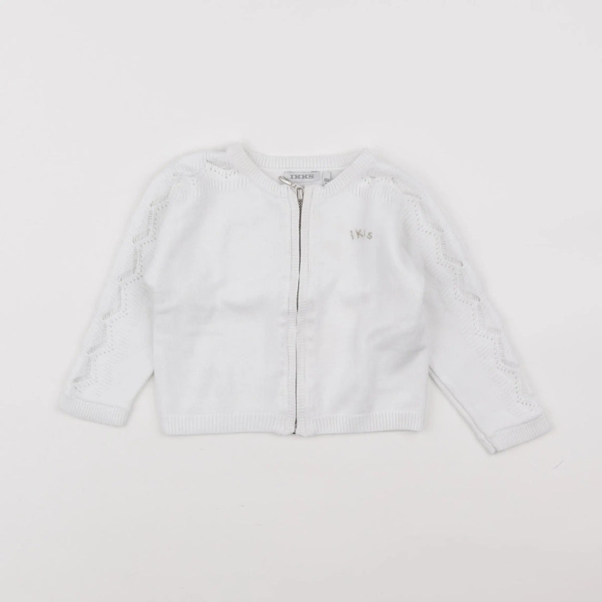 IKKS - gilet blanc - 18 mois