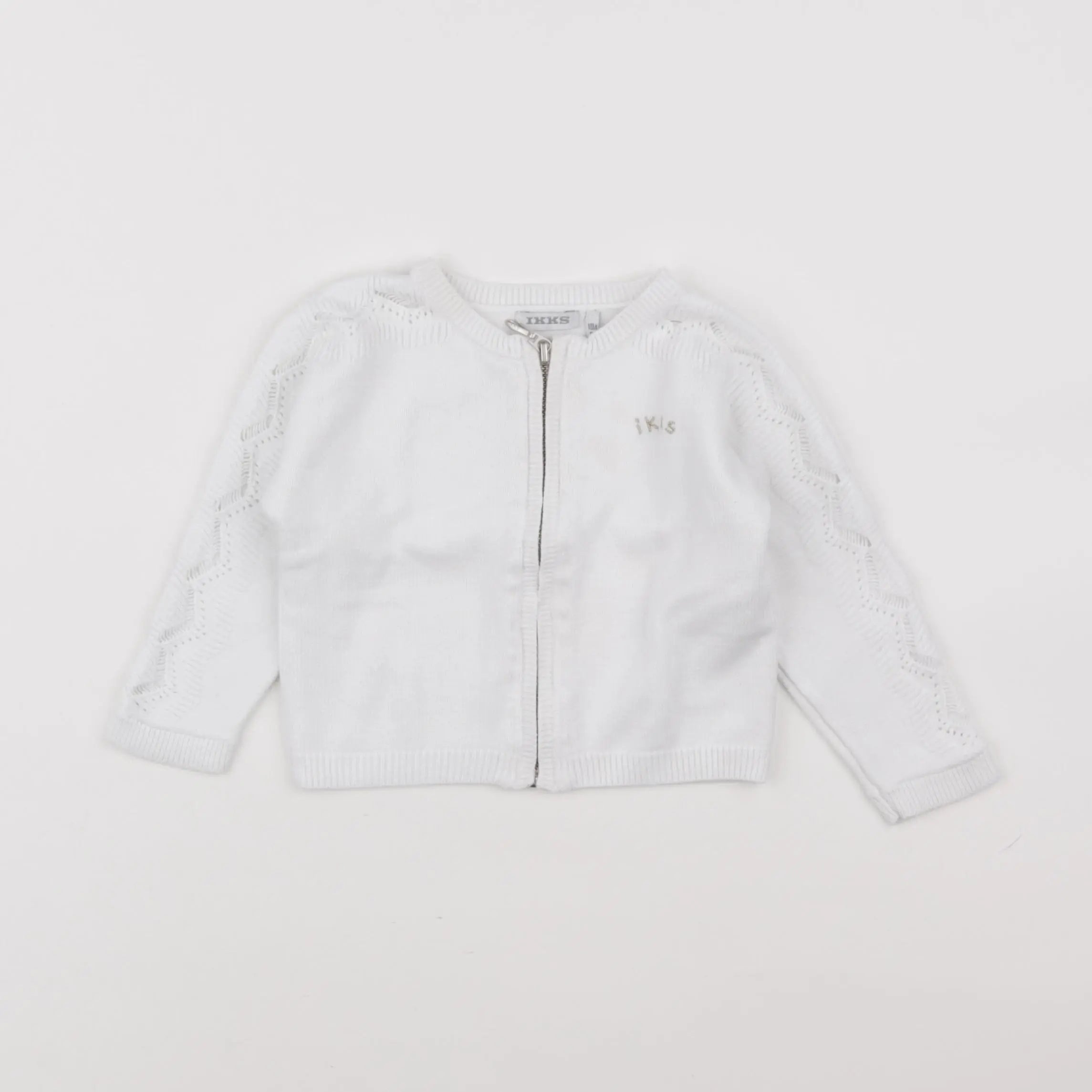 IKKS - gilet blanc - 18 mois