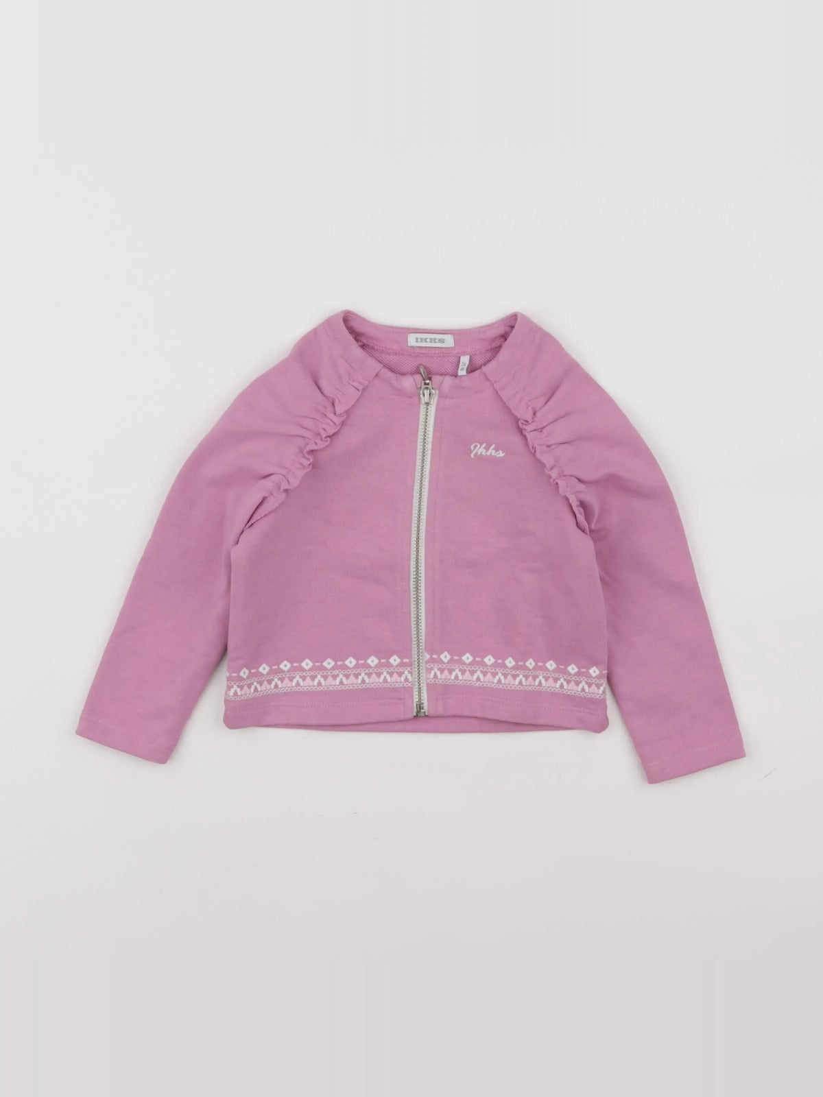 IKKS - sweat rose - 2 ans