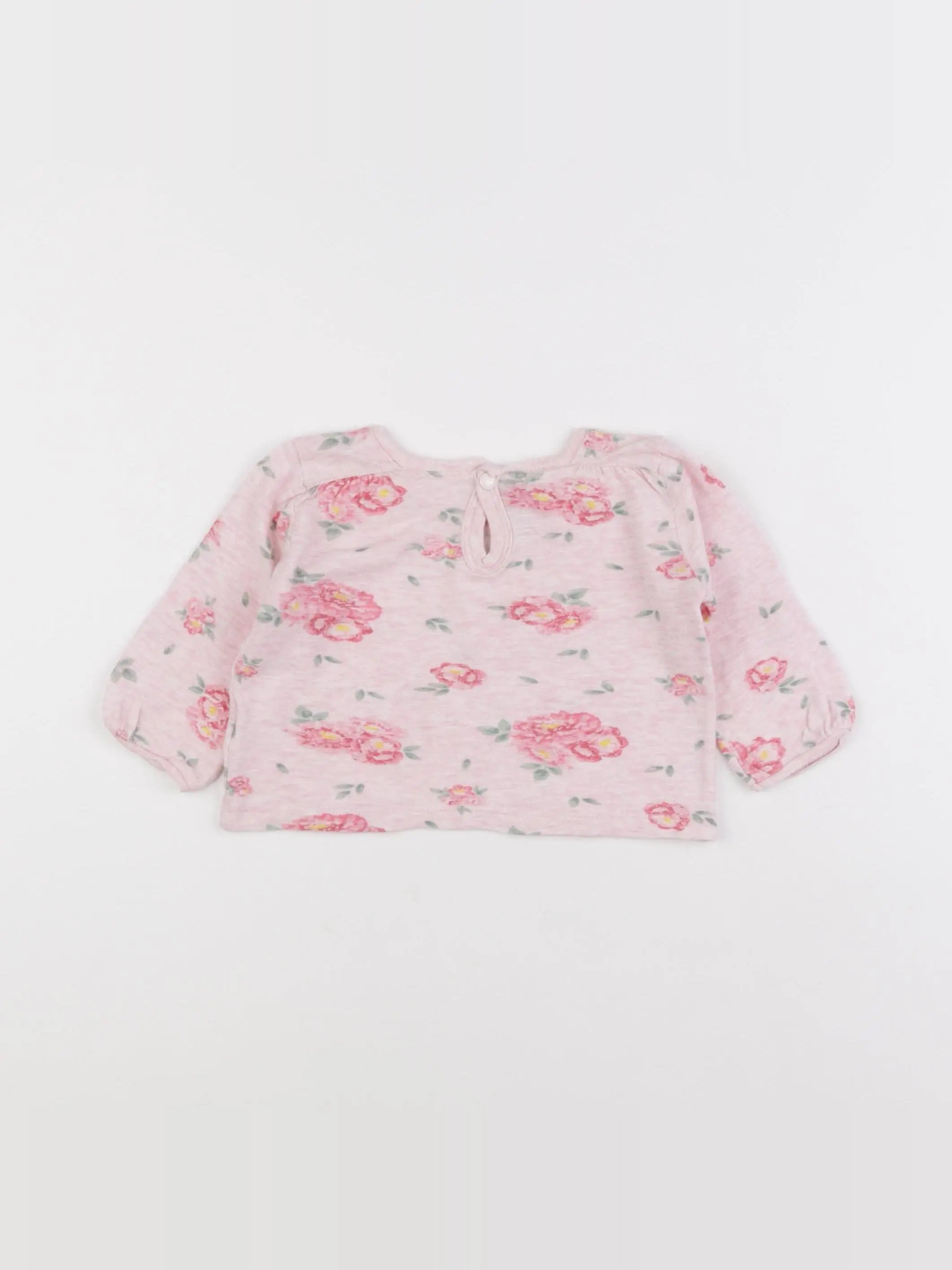 Petit Bateau - tee-shirt rose - 6 mois