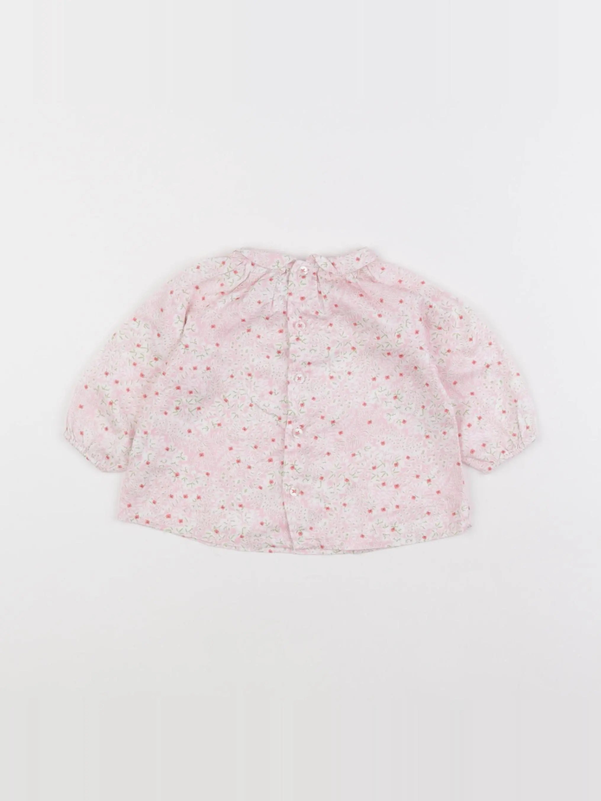 Boutchou - blouse rose - 6 mois