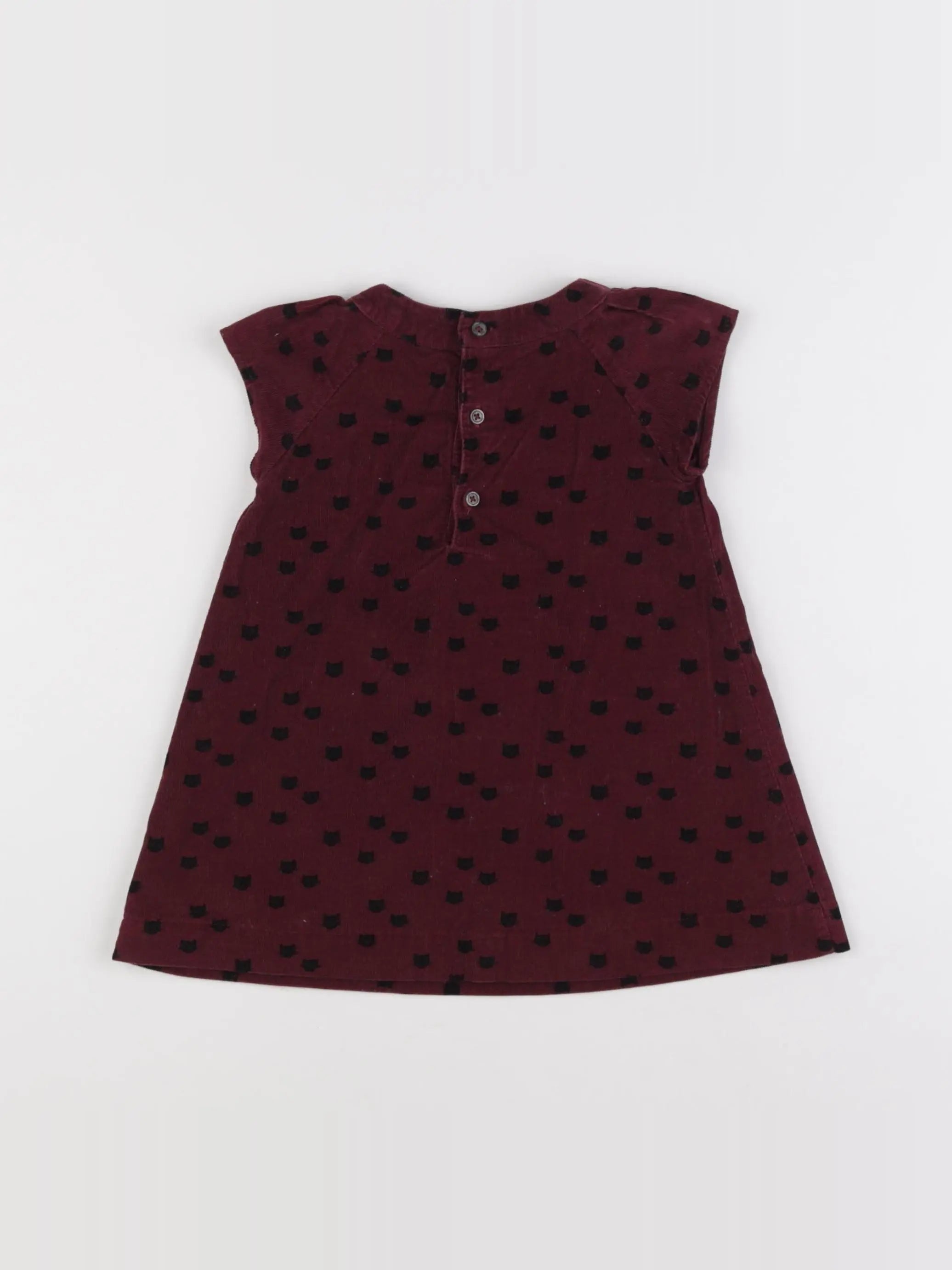 Boutchou - robe rouge - 12 mois