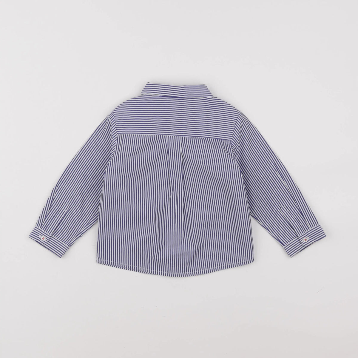 Jacadi - chemise blanc, bleu - 18 mois