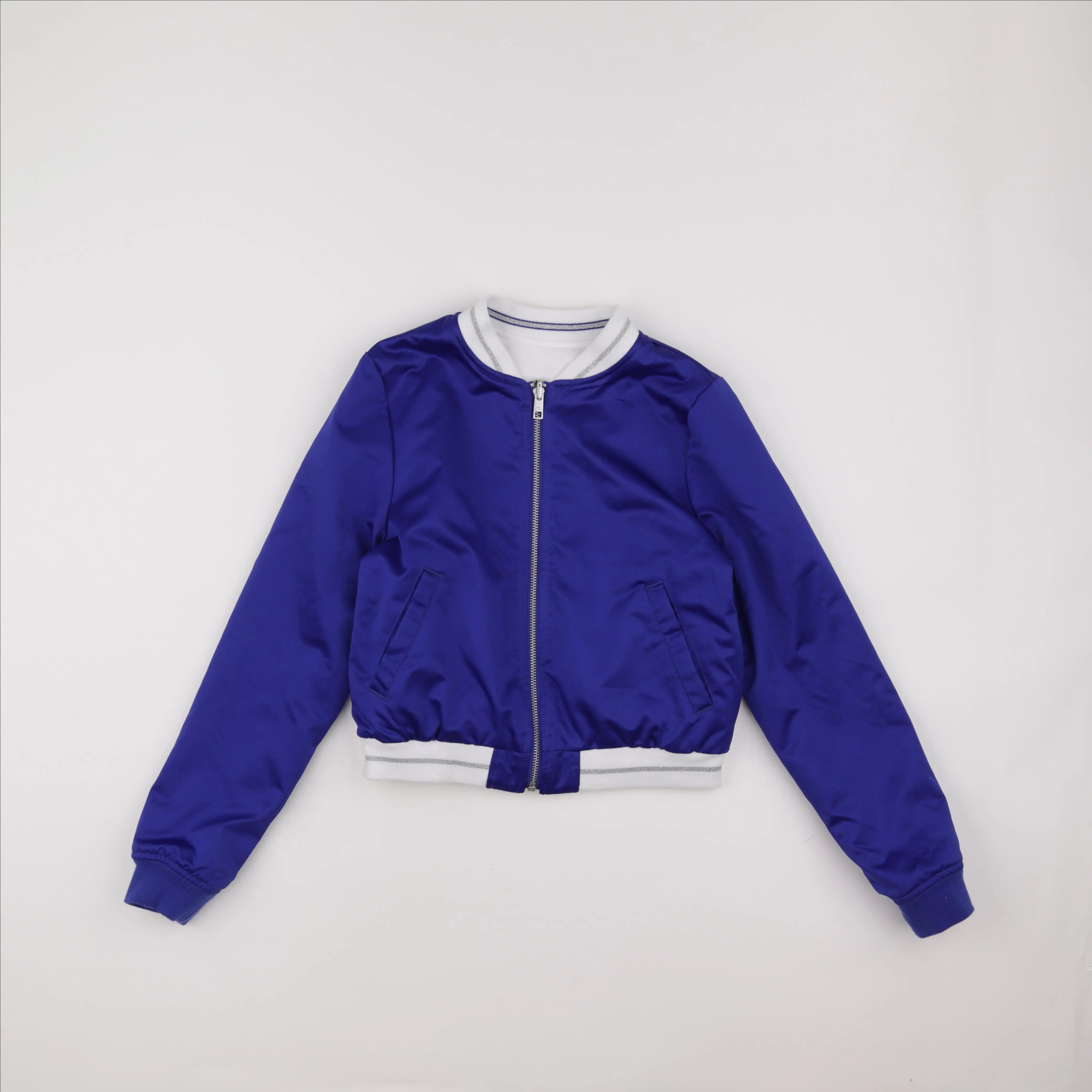 IKKS - veste imprimé au dos, réversible bleu, blanc - 12 ans