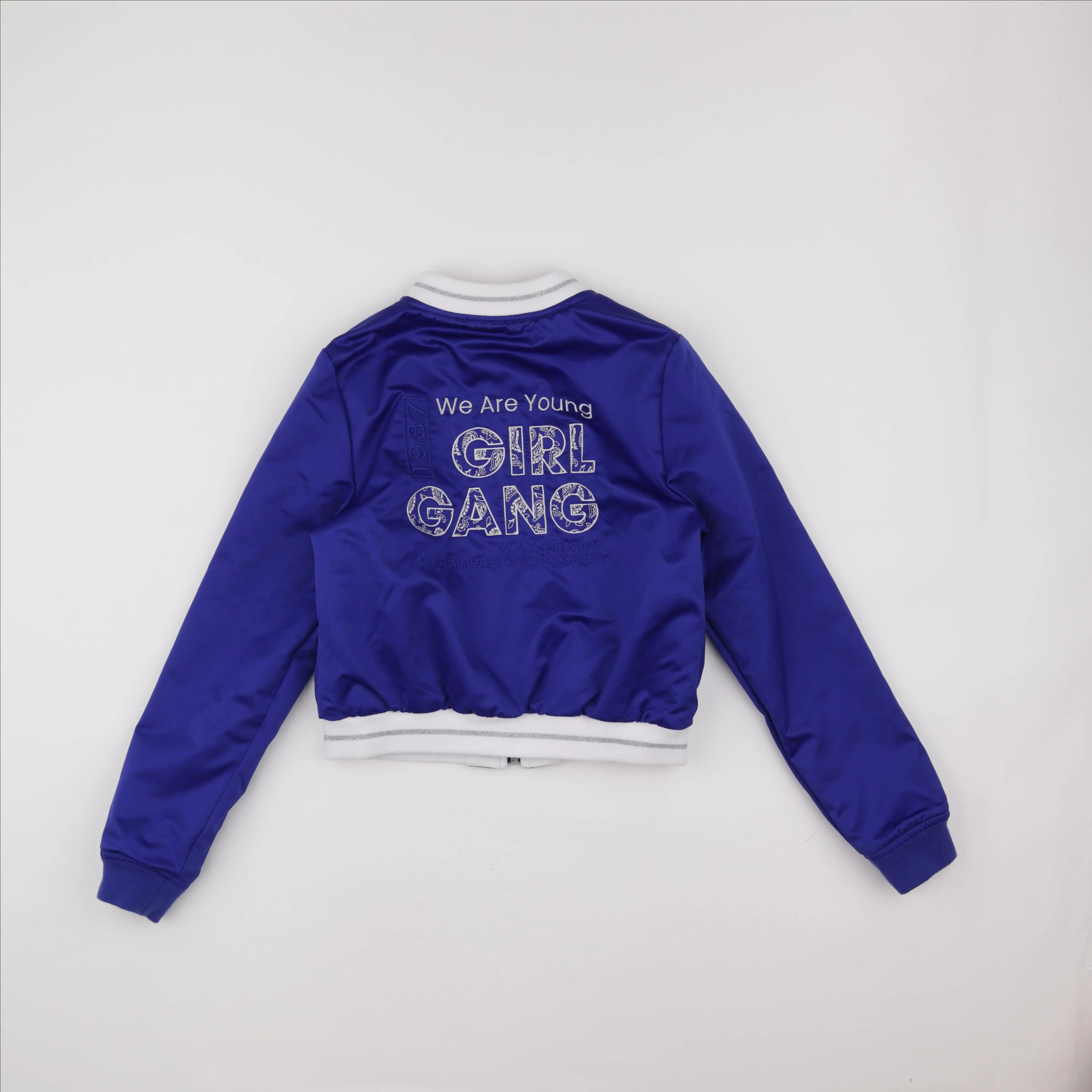 IKKS - veste imprimé au dos, réversible bleu, blanc - 12 ans