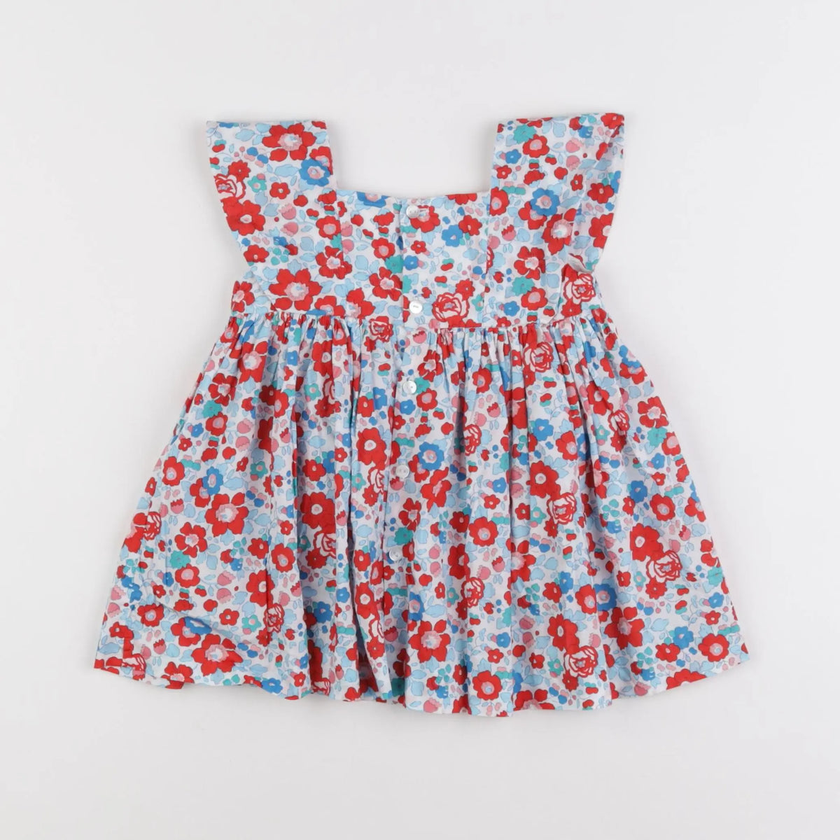 Jacadi - robe liberty multicolore - 12 mois