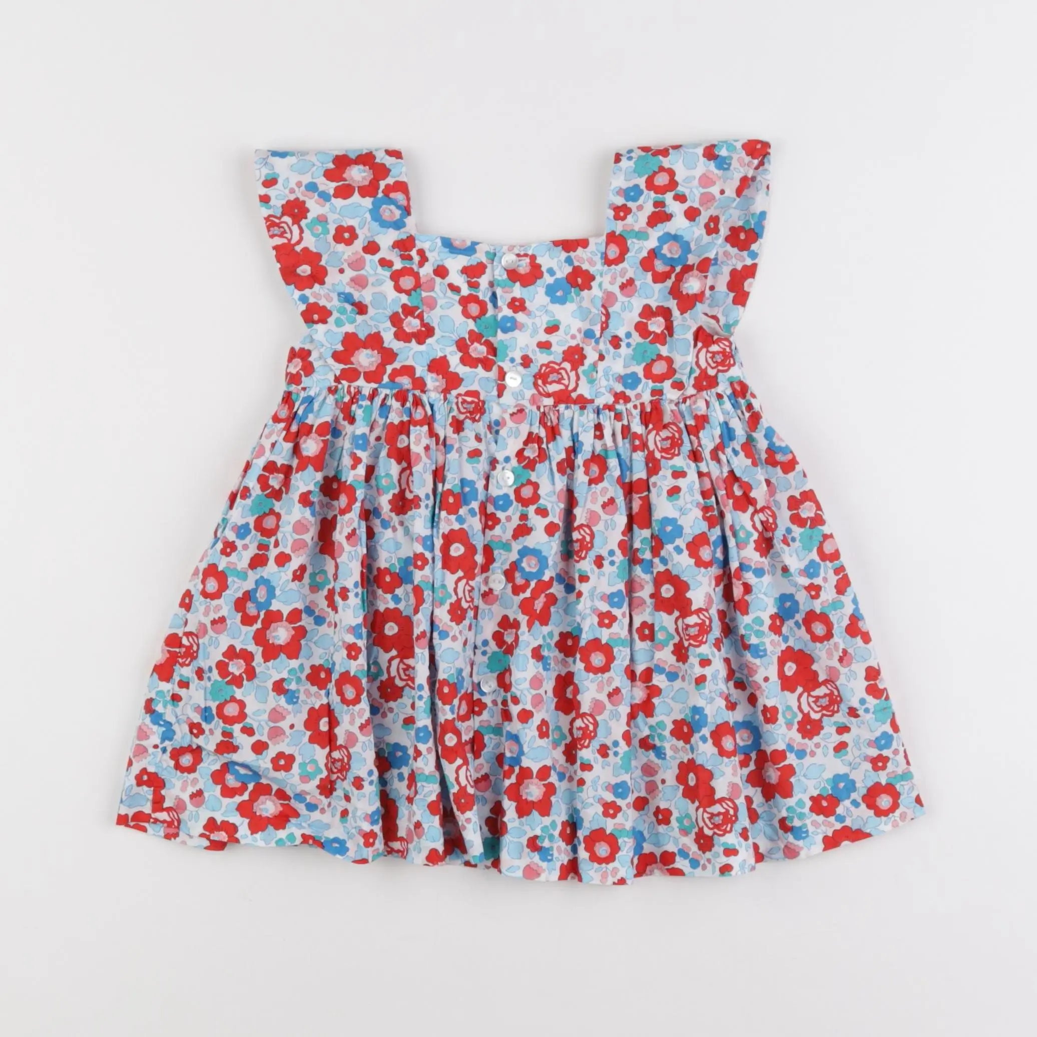 Jacadi - robe liberty multicolore - 12 mois