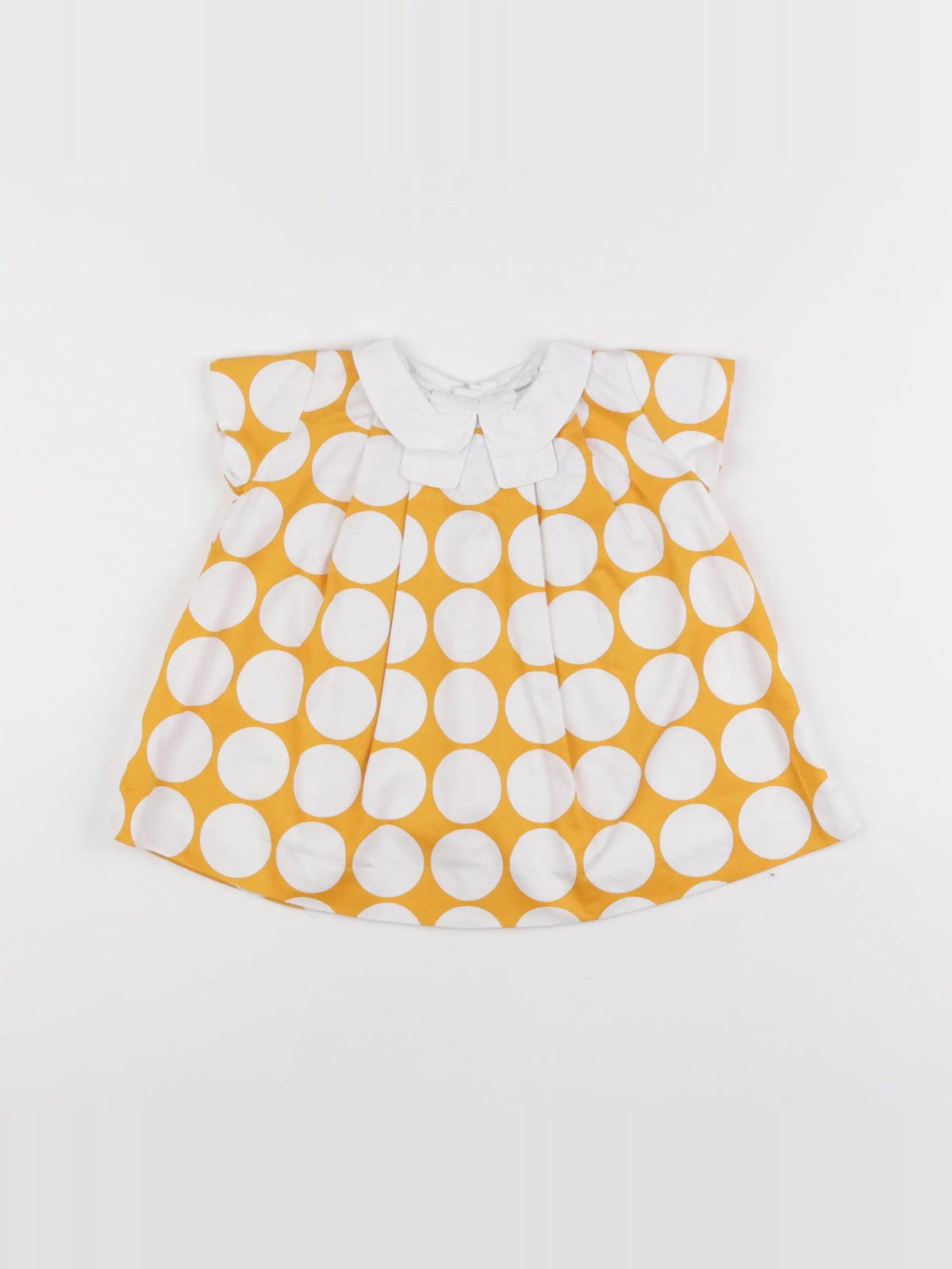 Jacadi - blouse blanc, jaune - 6 mois