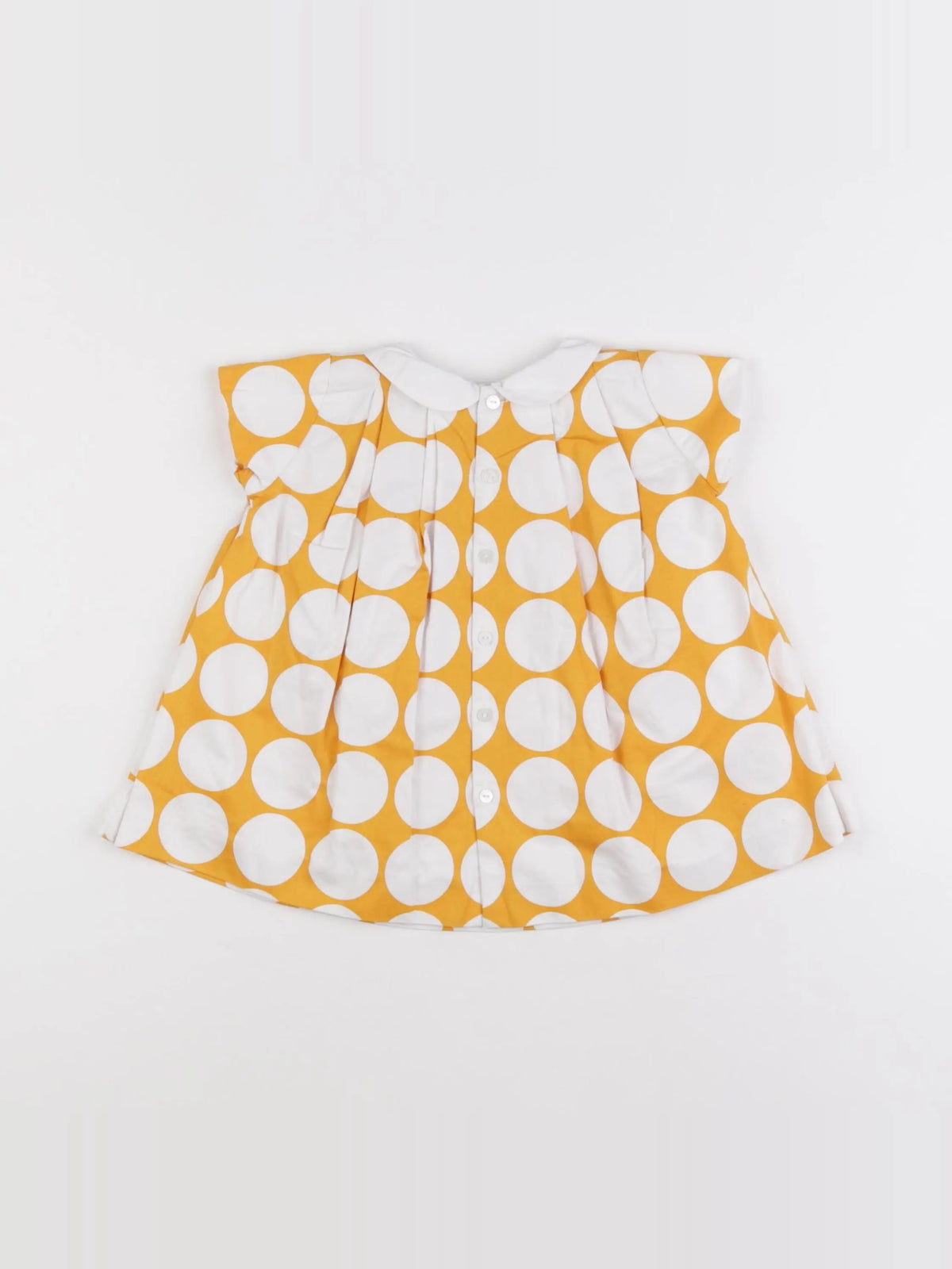 Jacadi - blouse blanc, jaune - 6 mois