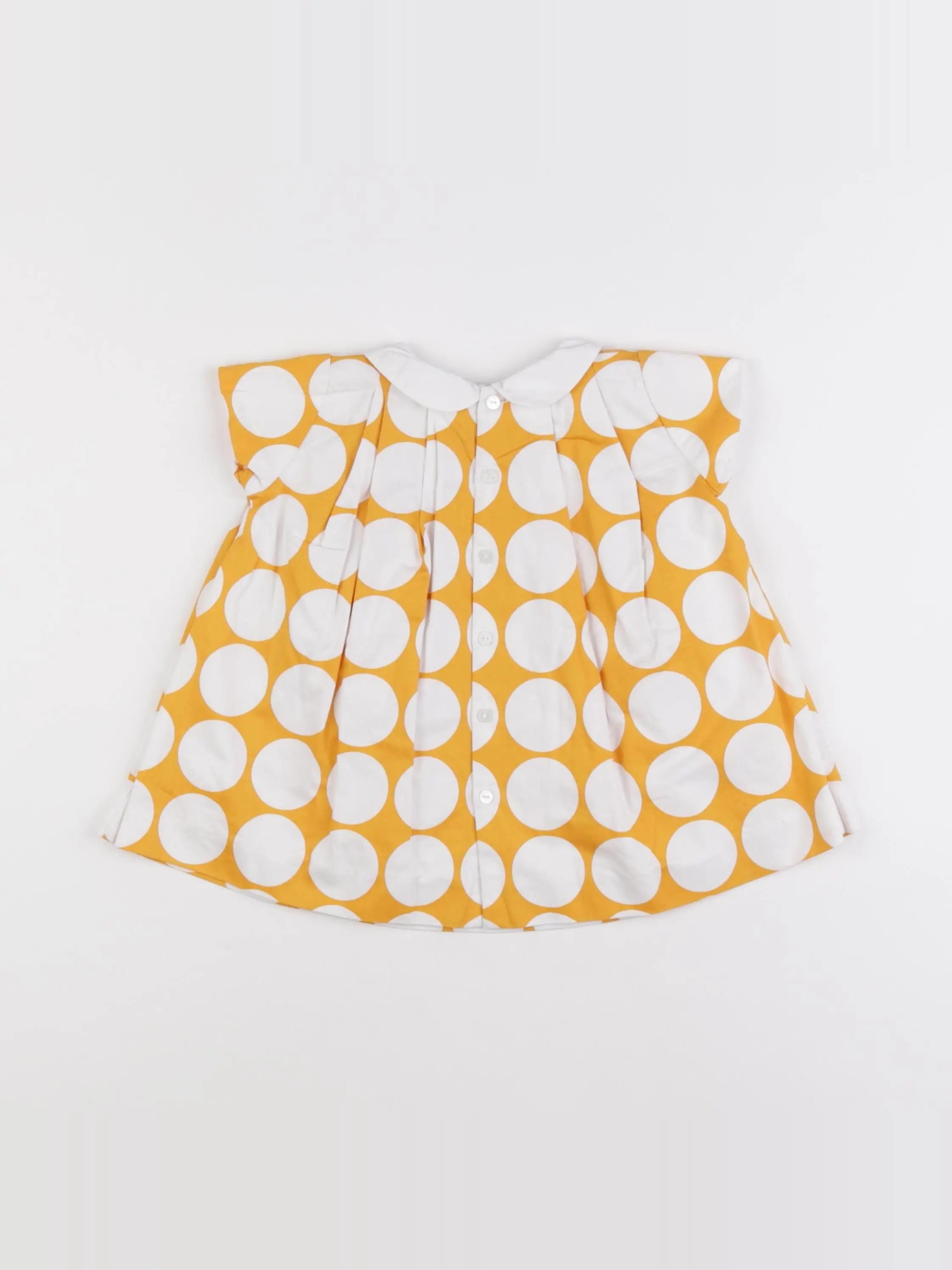 Jacadi - blouse blanc, jaune - 6 mois