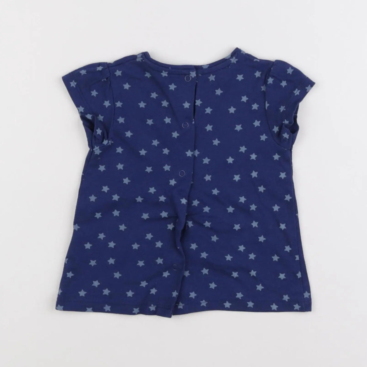 Vertbaudet - tee-shirt bleu - 9 mois