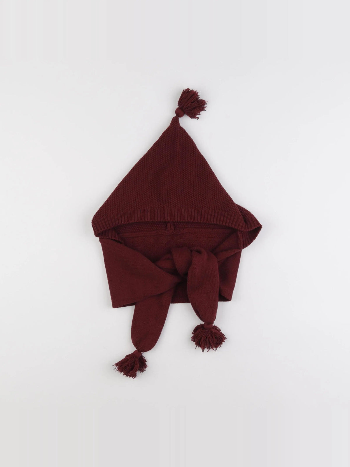 Vertbaudet - bonnet rouge - 8/14 ans