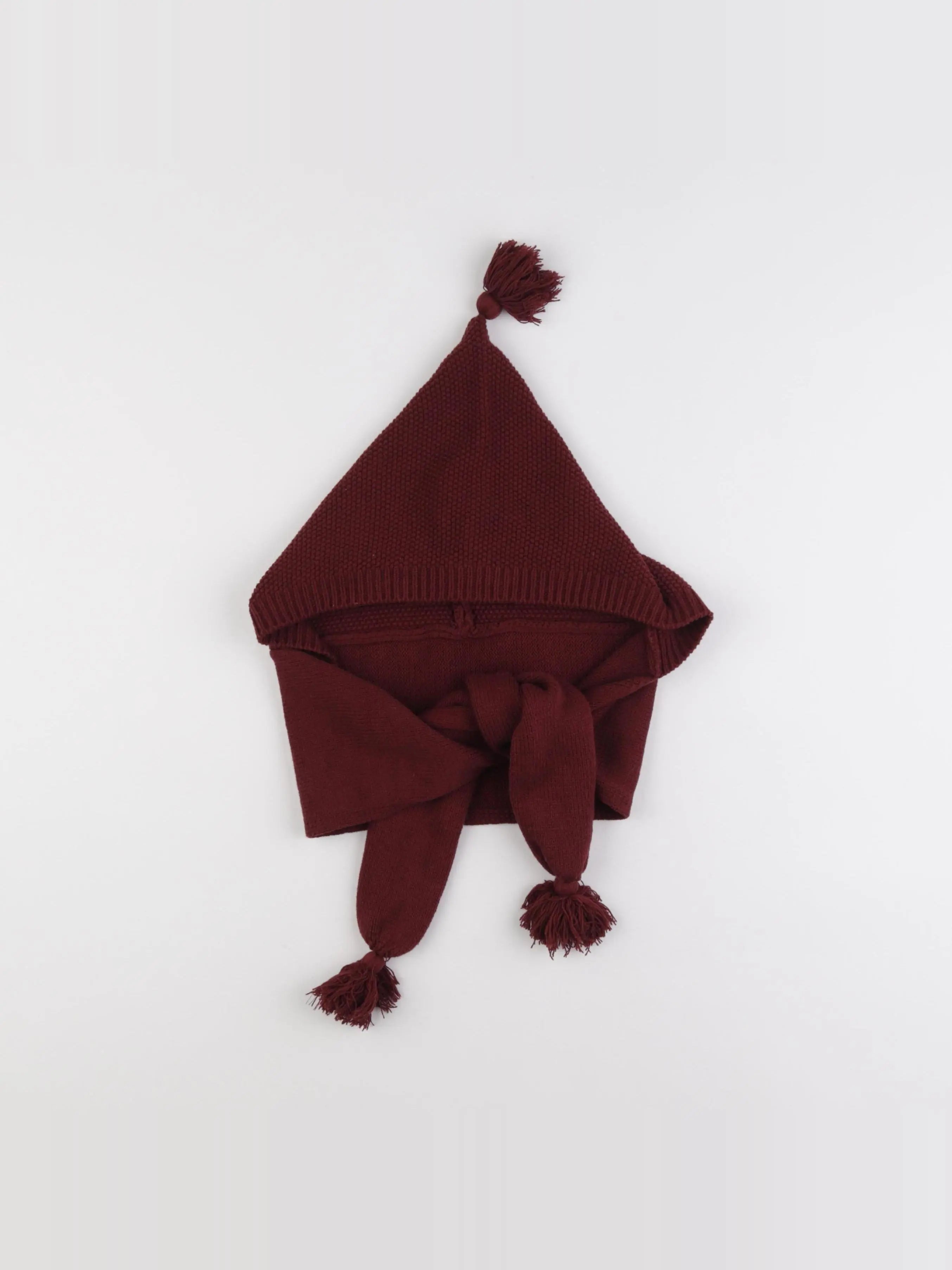 Vertbaudet - bonnet rouge - 8/14 ans