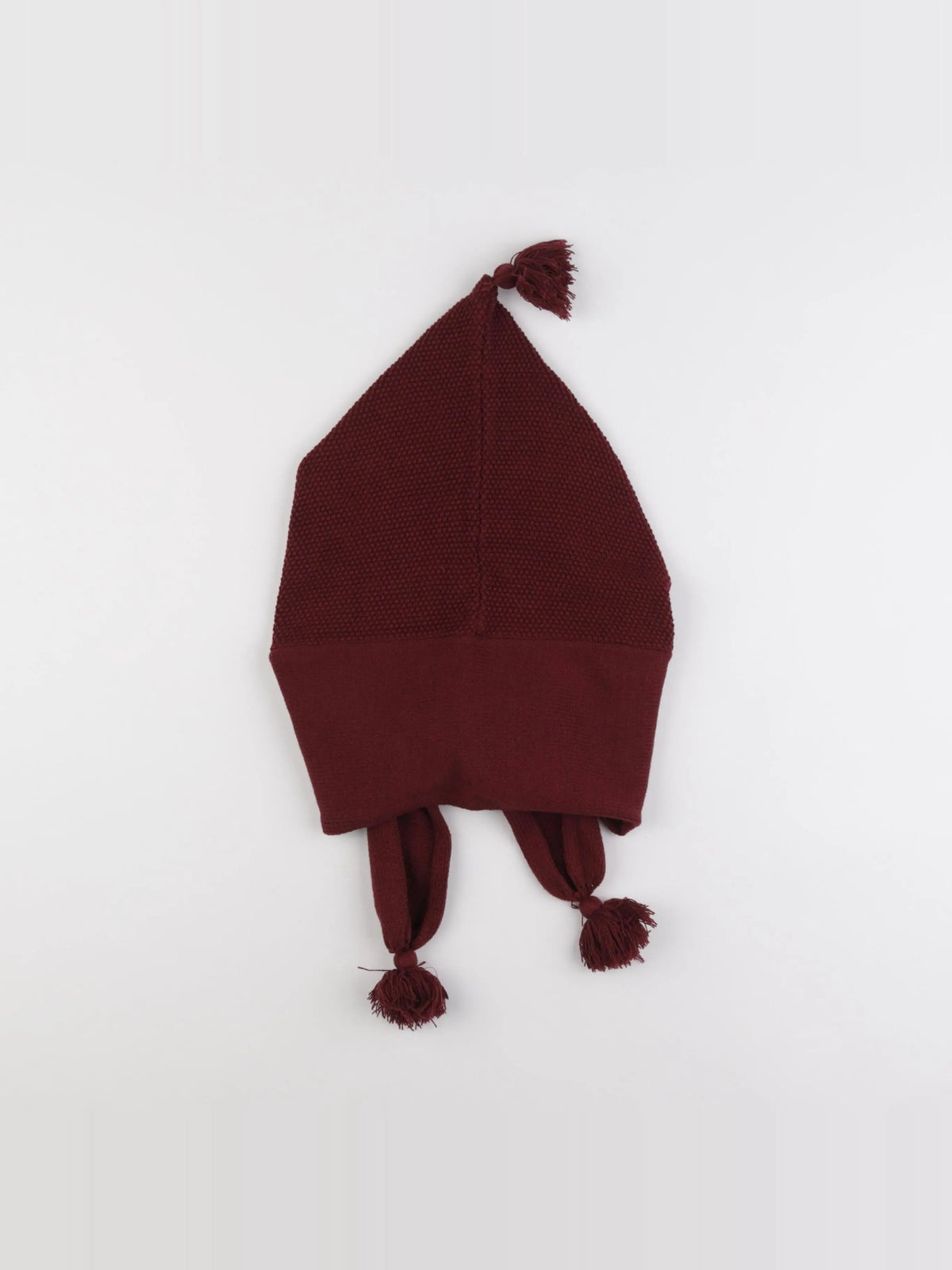 Vertbaudet - bonnet rouge - 8/14 ans