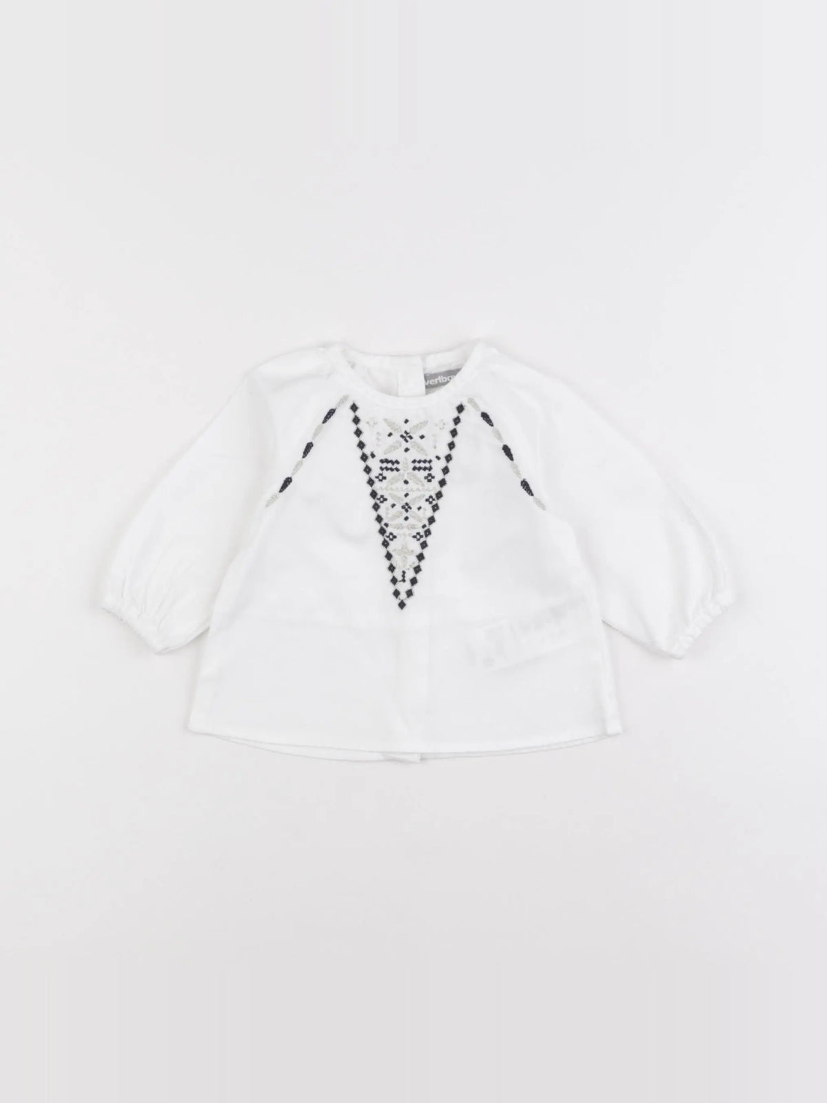 Vertbaudet - blouse blanc - 3 mois