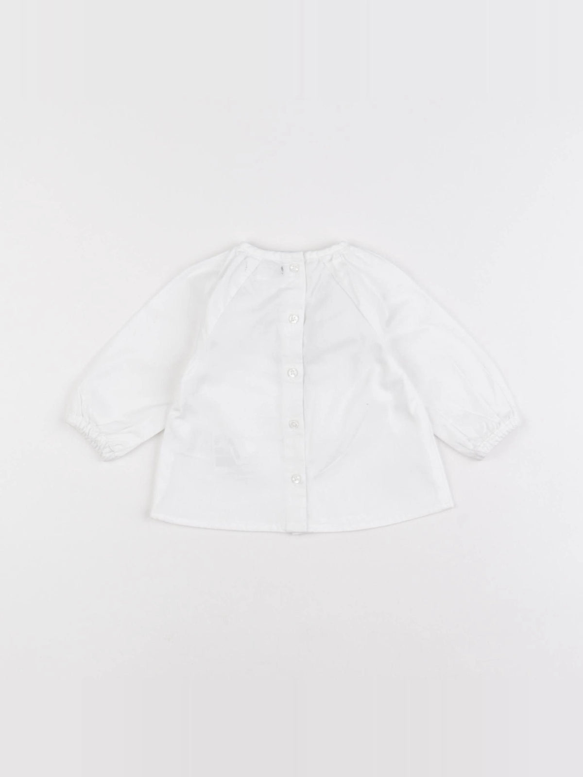 Vertbaudet - blouse blanc - 3 mois