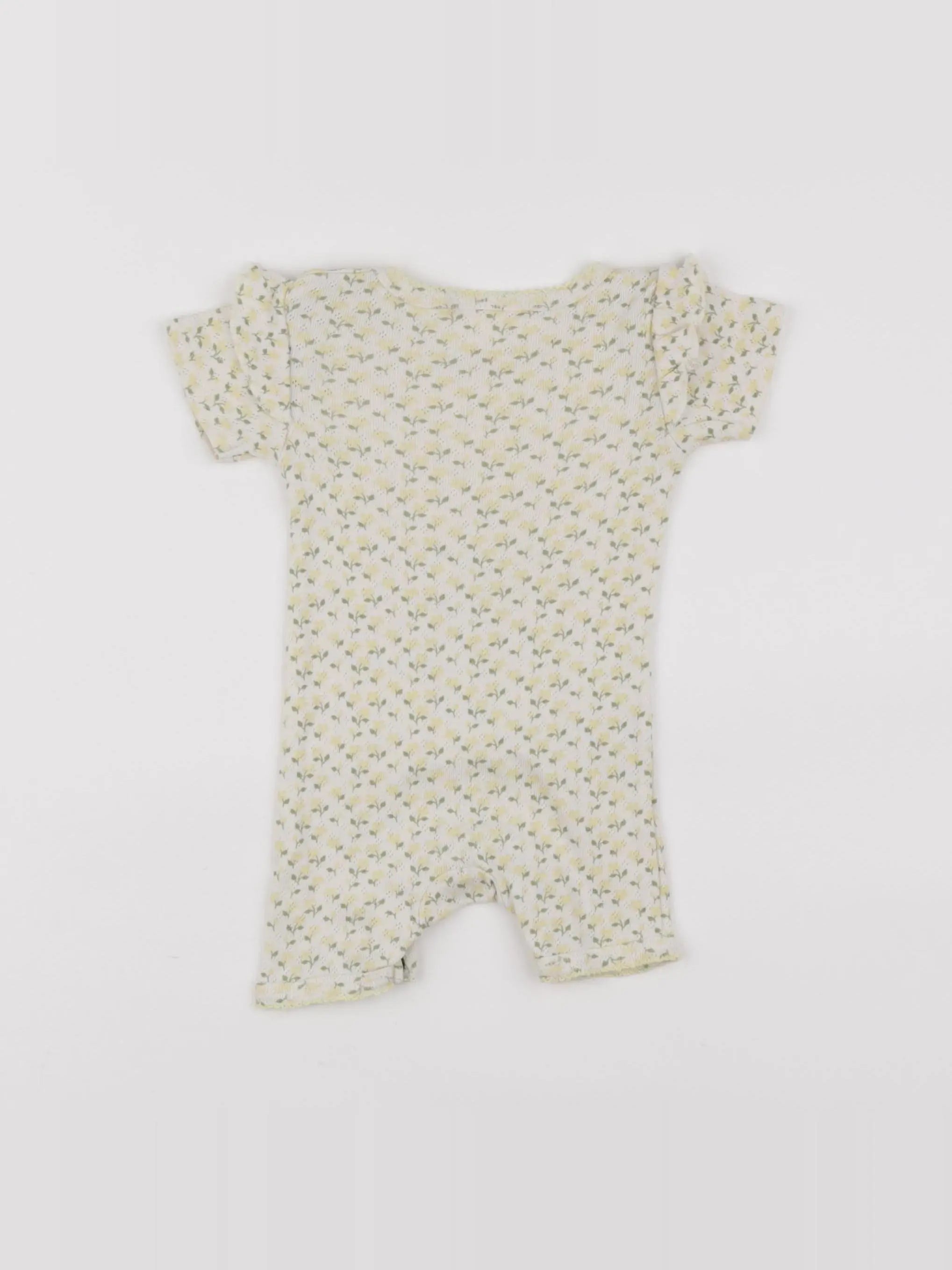 Lil'Atelier - pyjama coton jaune, beige - 3 mois