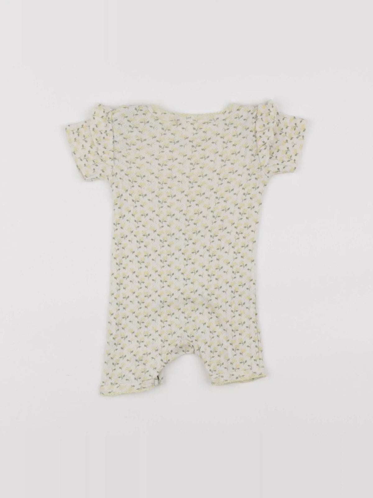Lil'Atelier - pyjama coton jaune, beige - 3 mois
