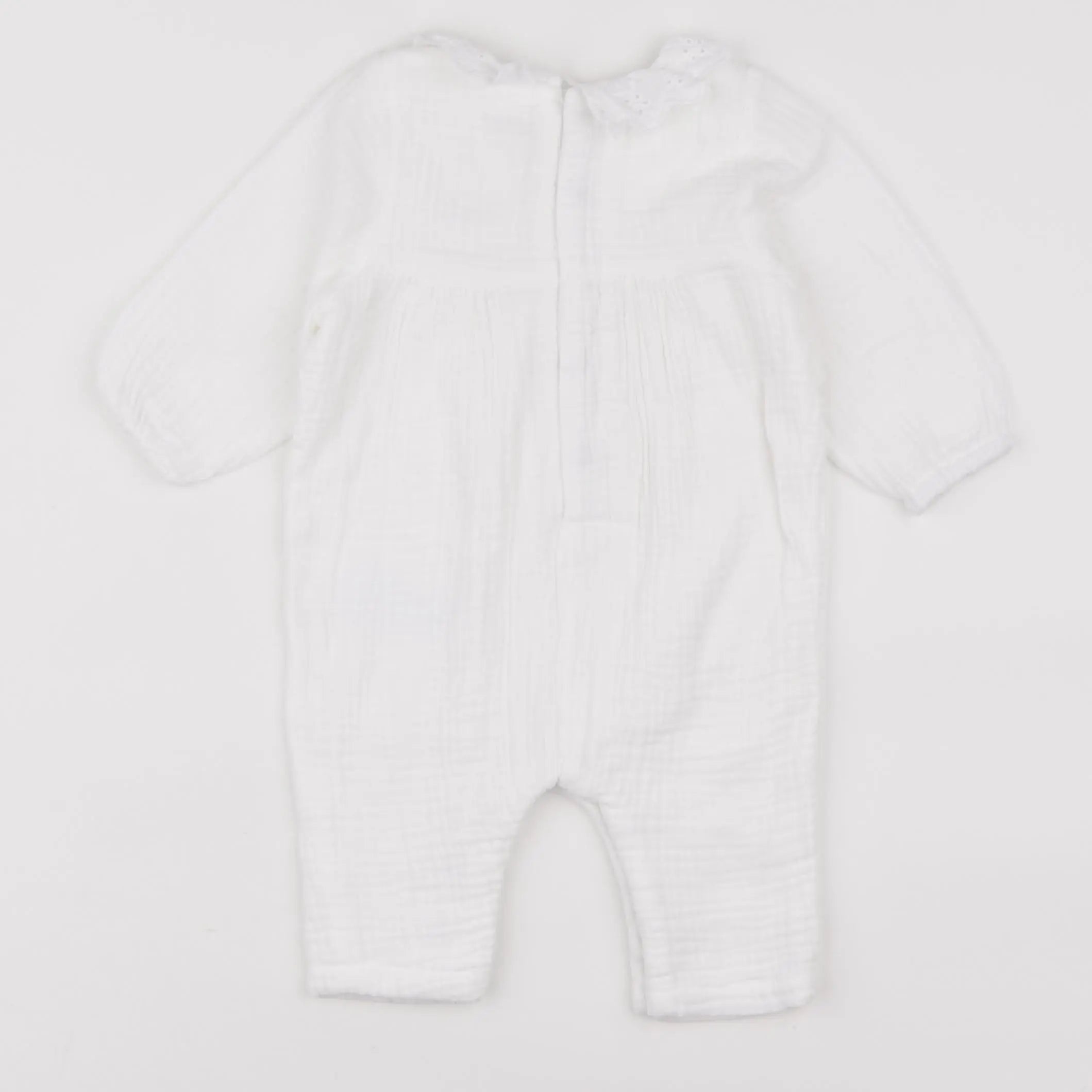 Vertbaudet - combinaison doublé blanc - 3 mois