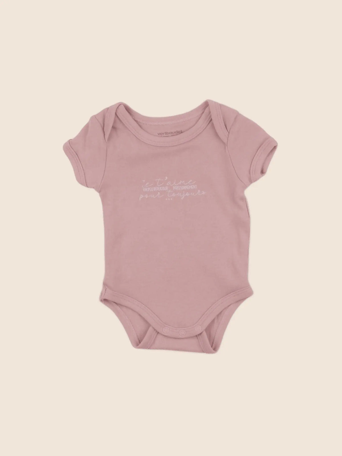Vertbaudet - body rose - 3 mois