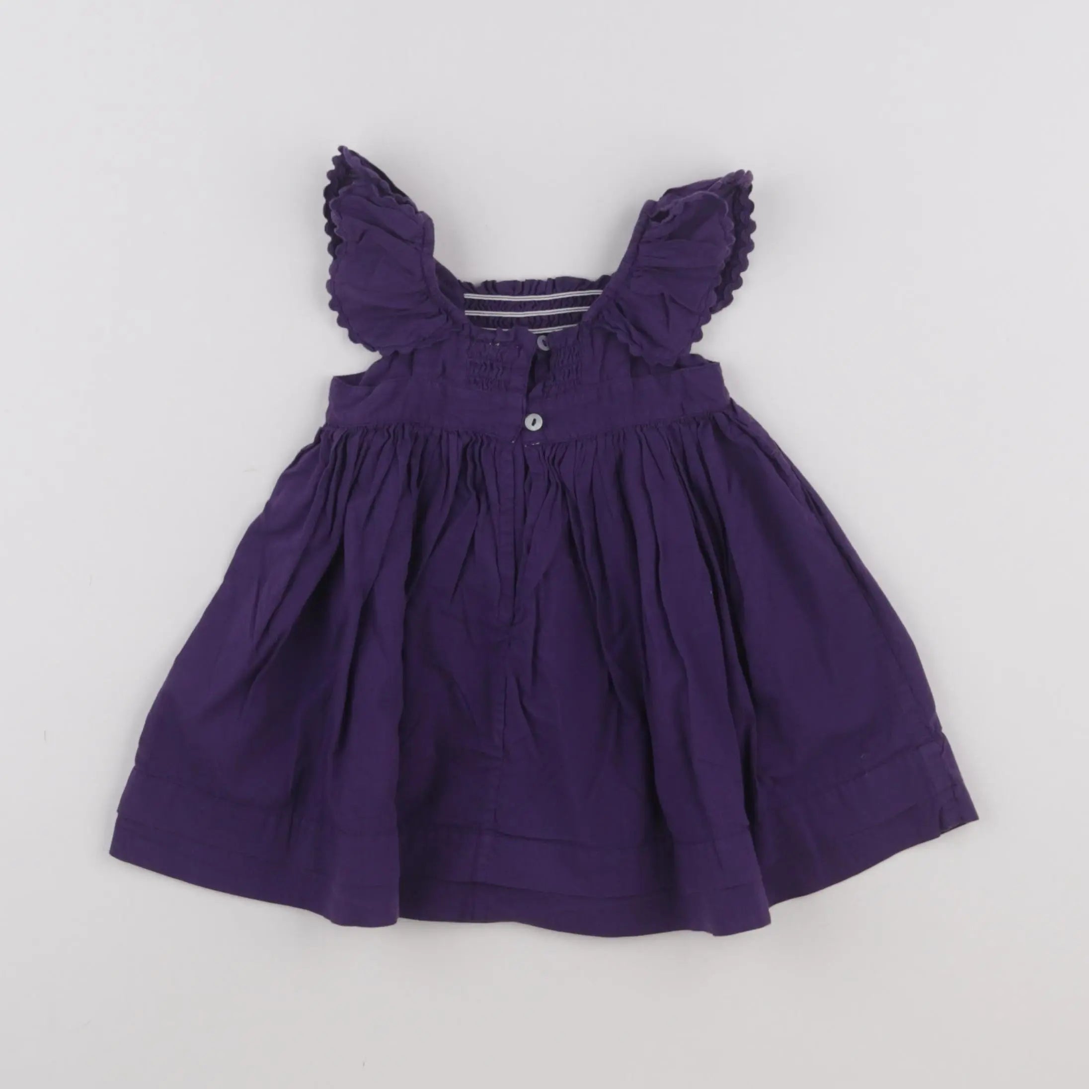 Bonton - robe violet - 6 mois
