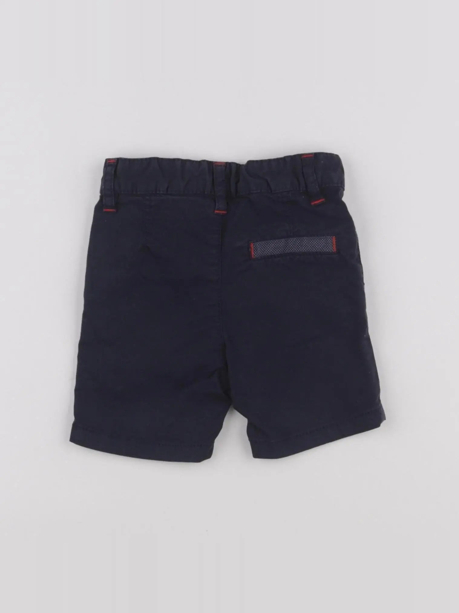 IKKS - short bleu - 6 mois