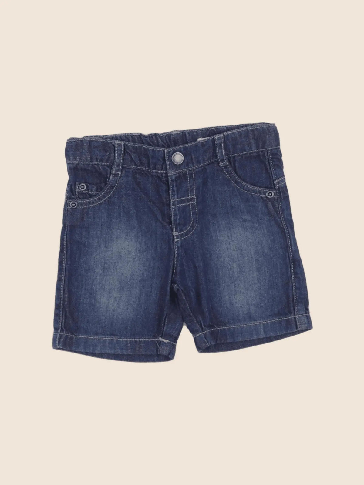 Vertbaudet - short bleu - 12 mois