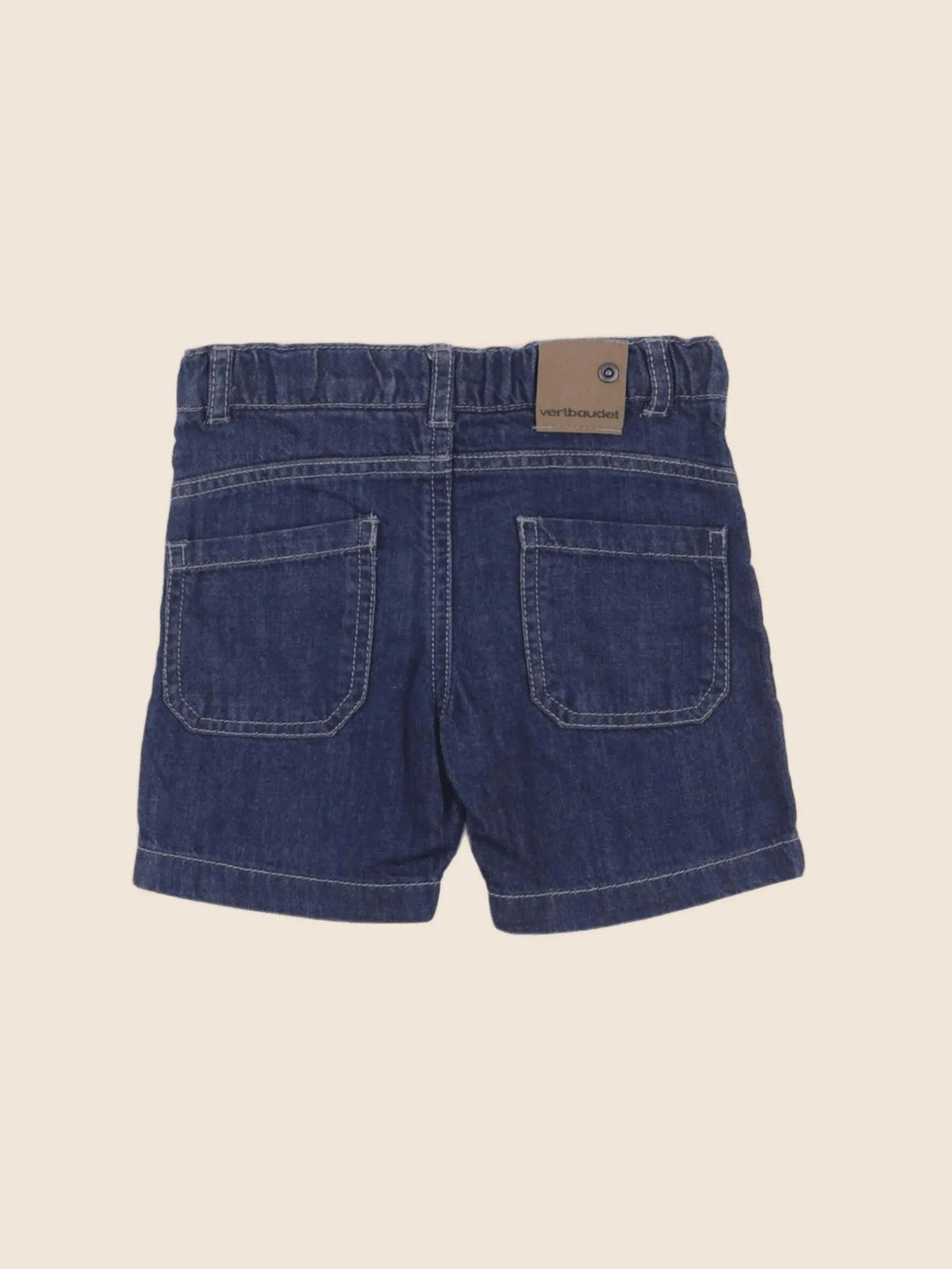 Vertbaudet - short bleu - 12 mois