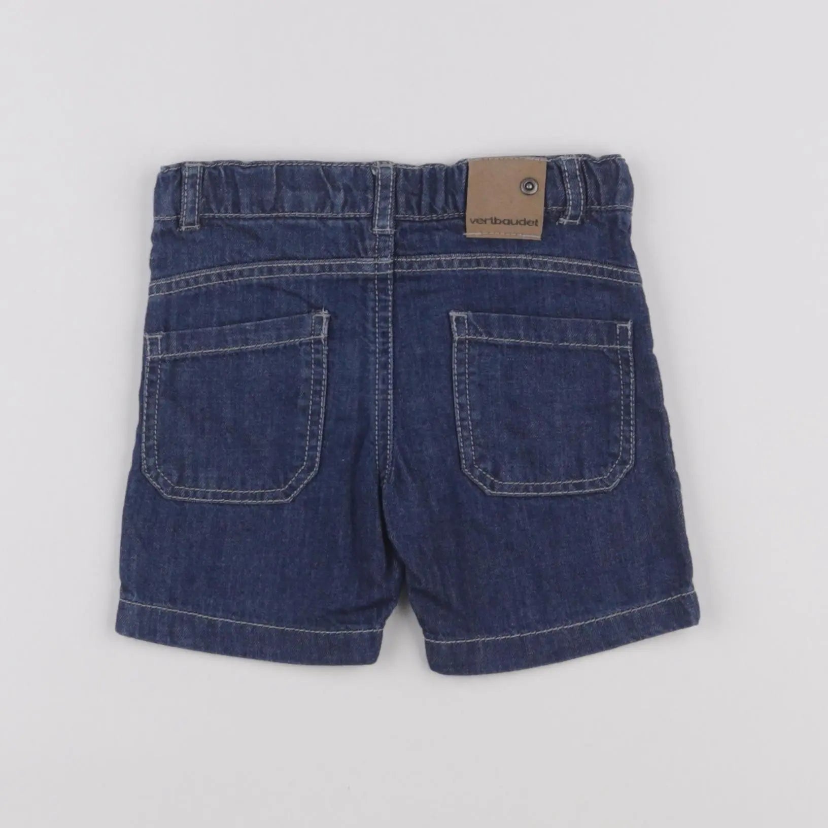 Vertbaudet - short bleu - 12 mois