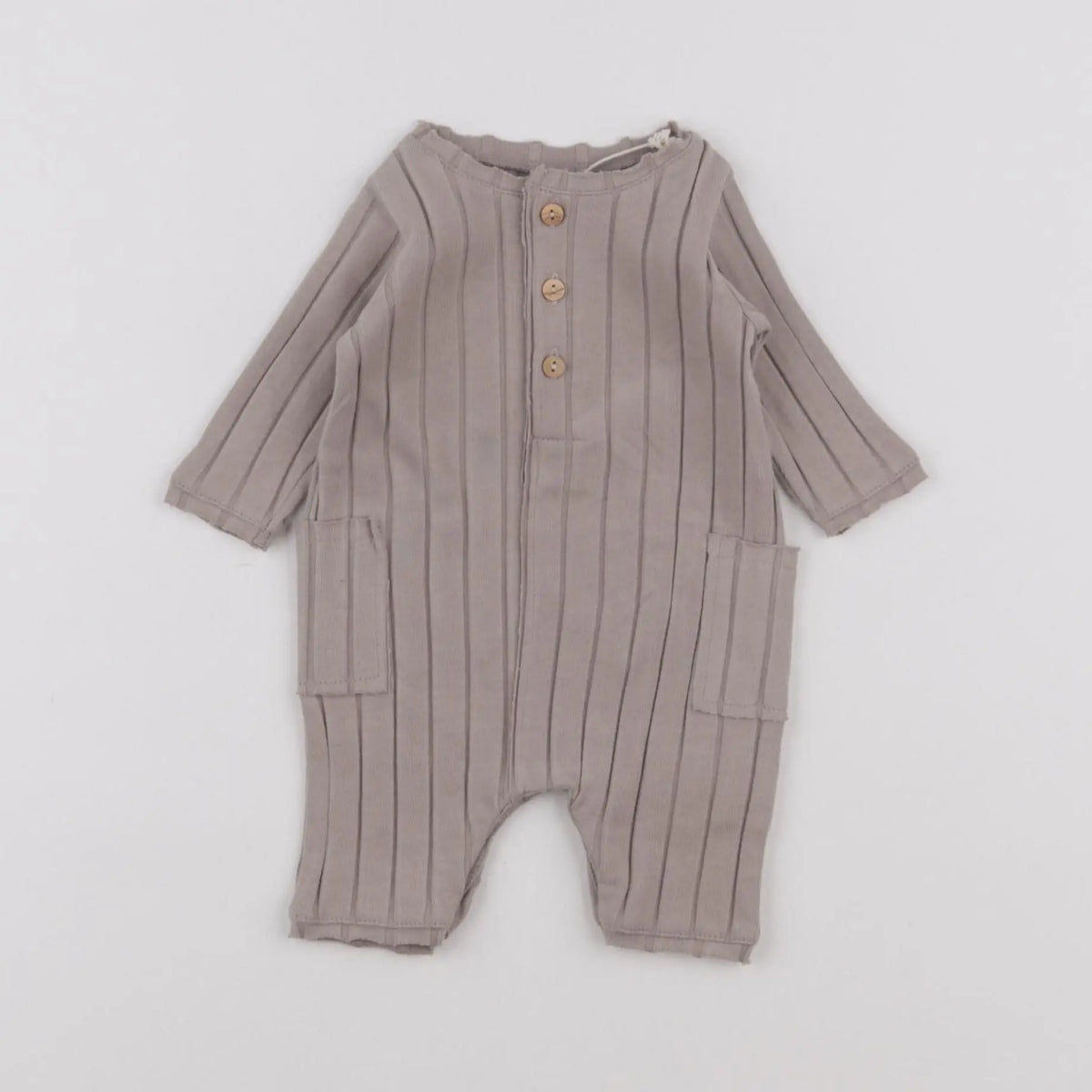 Play Up - pyjama coton beige - 0 mois