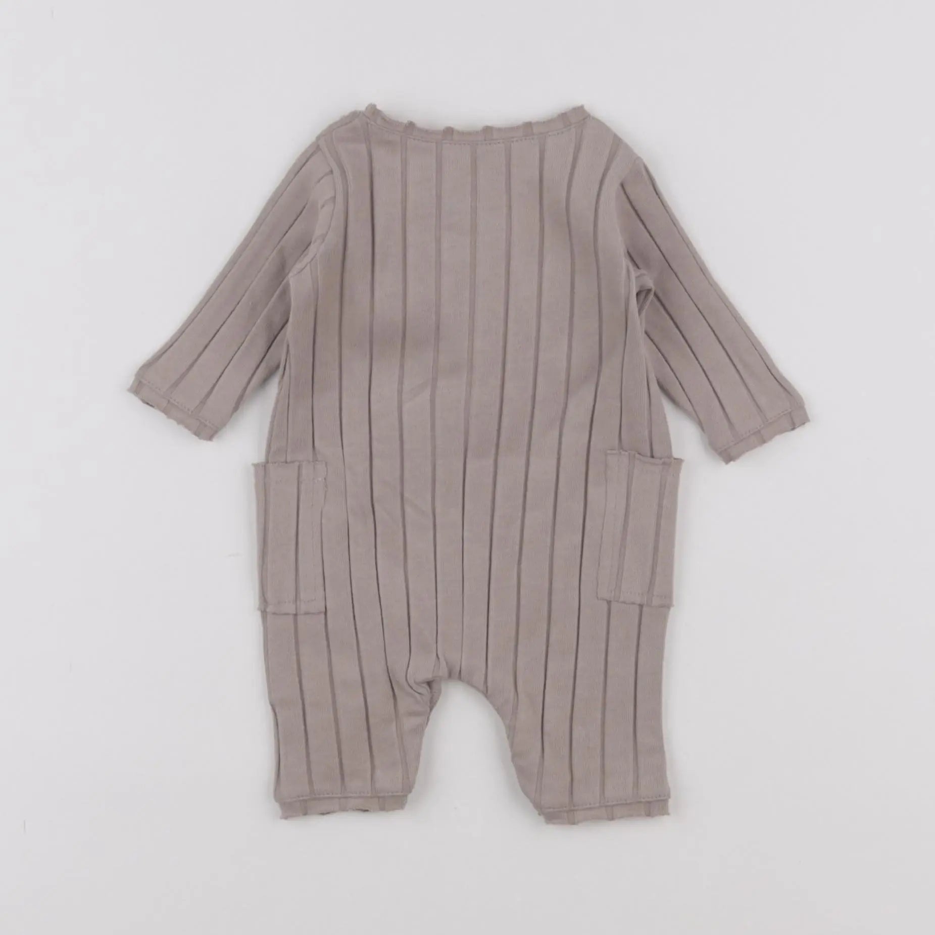 Play Up - pyjama coton beige - 0 mois