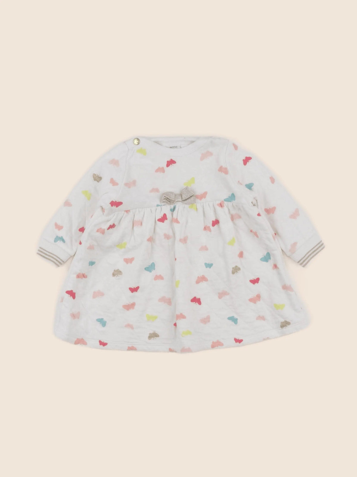 Petit Bateau - robe multicolore - 6 mois
