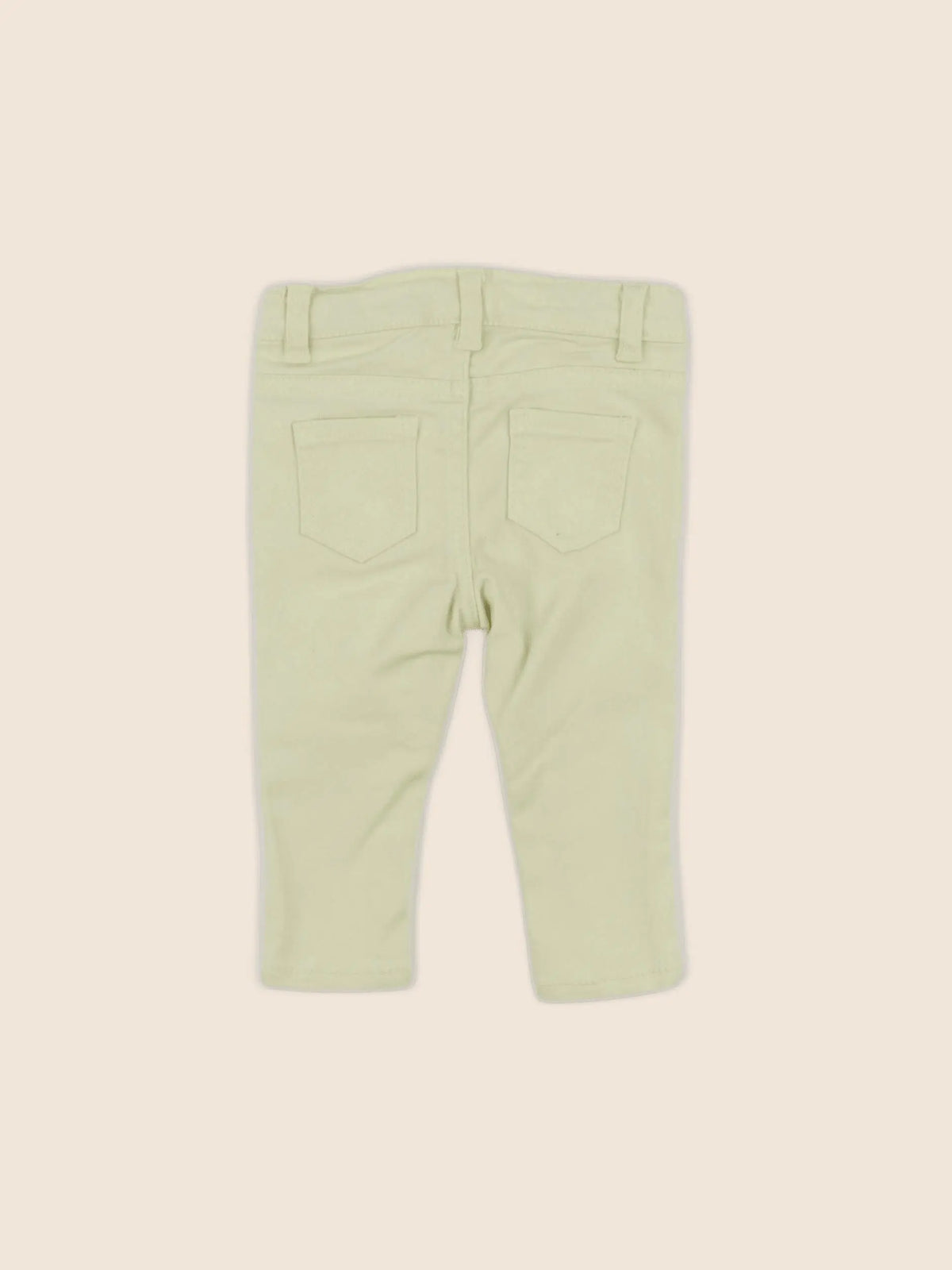Vertbaudet - pantalon jaune - 6 mois