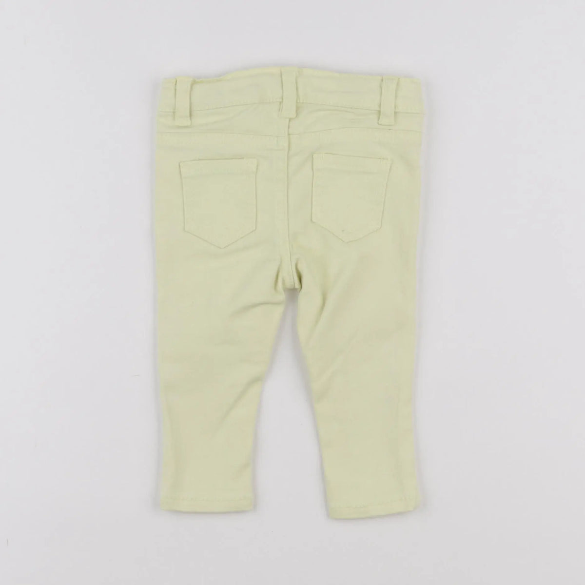 Vertbaudet - pantalon jaune - 6 mois