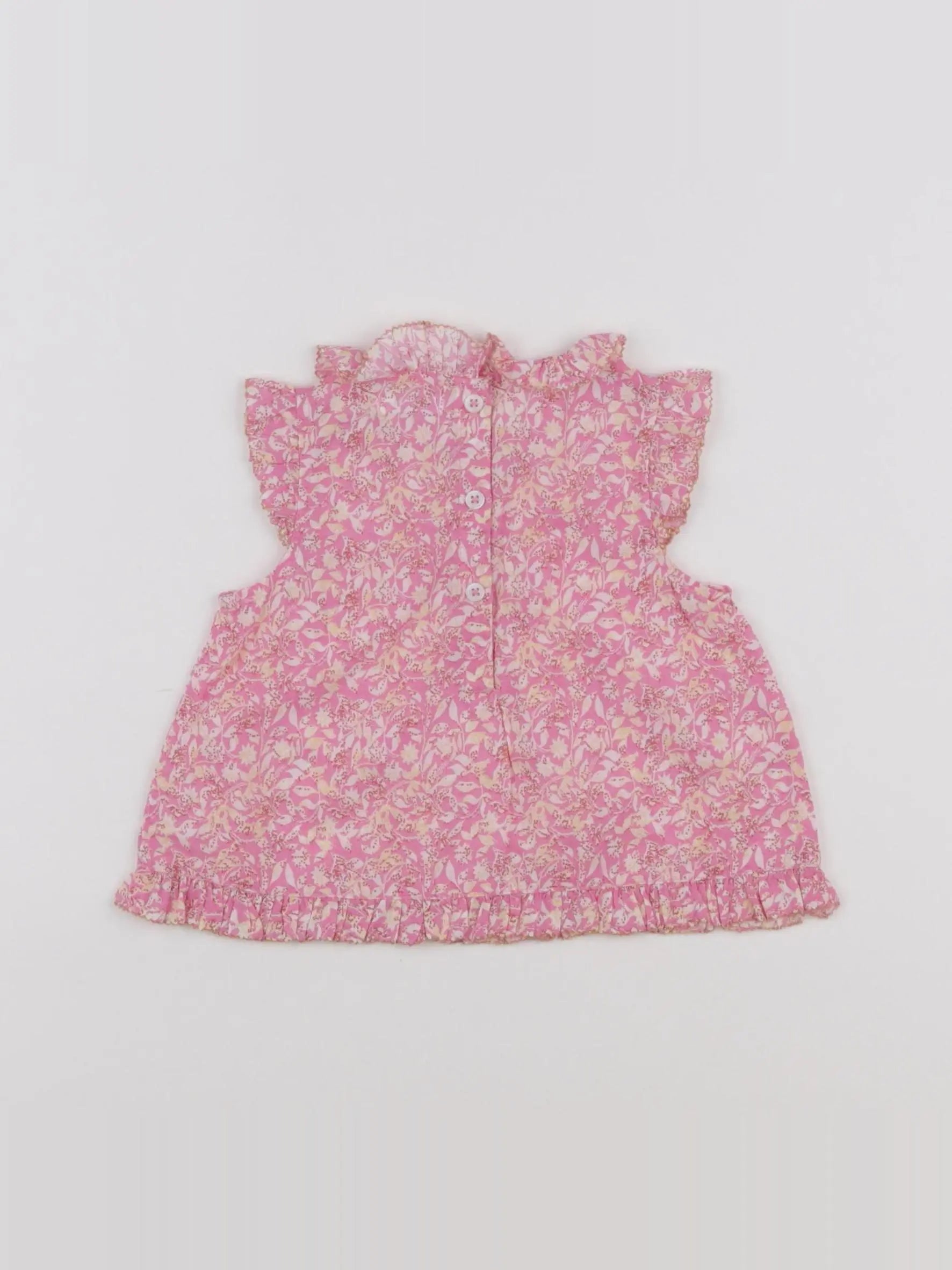 Boutchou - blouse rose - 6 mois