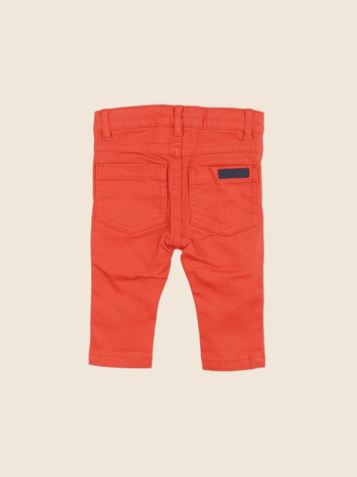 Jacadi - jean orange - 6 mois