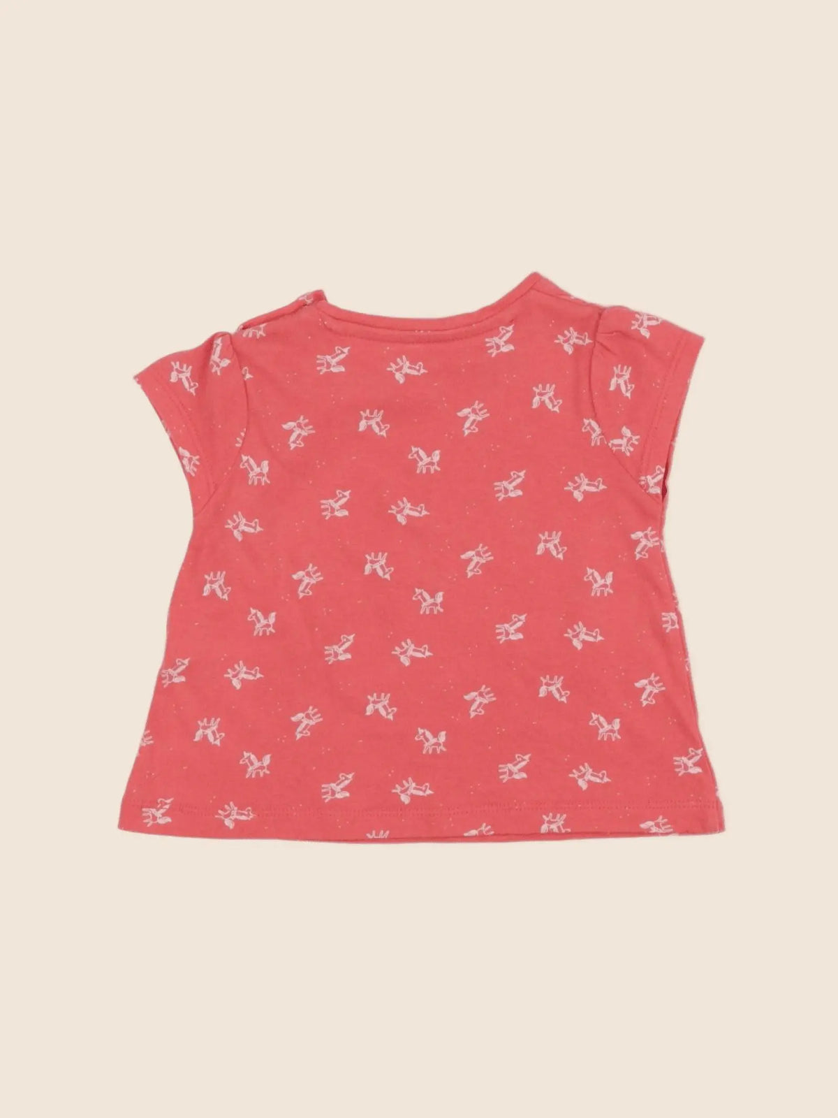 Vertbaudet - tee-shirt orange - 6 mois