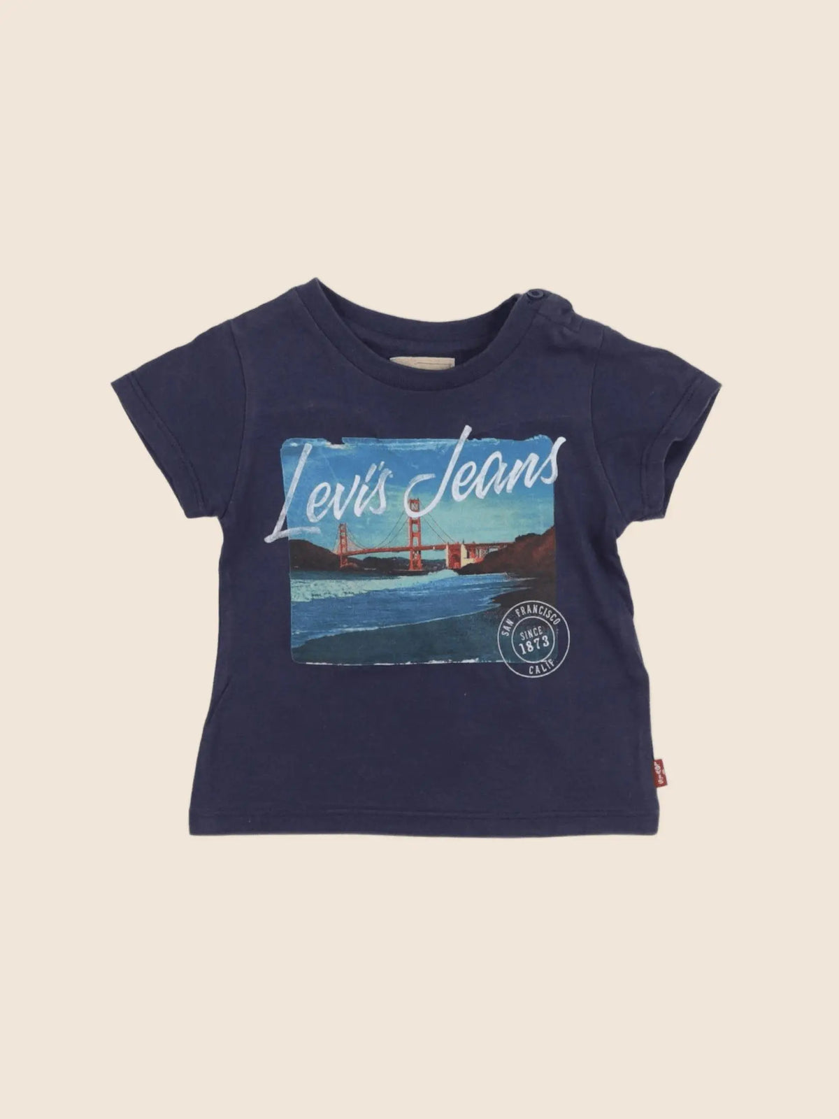 Levi's - tee-shirt bleu - 12 mois