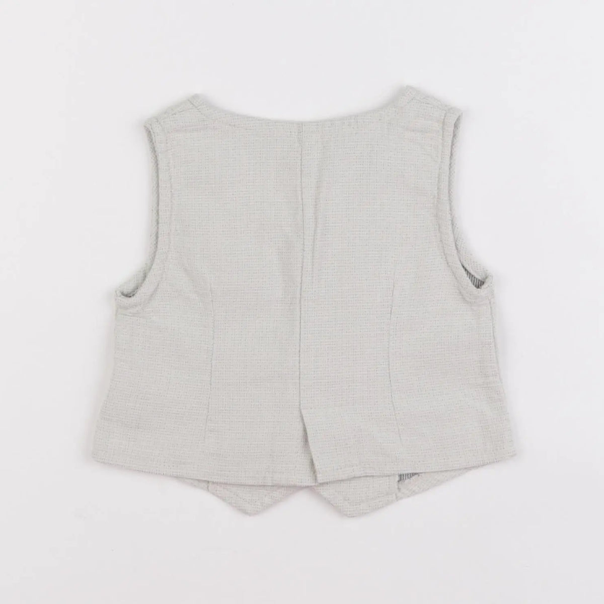 Vertbaudet - gilet beige - 9 mois