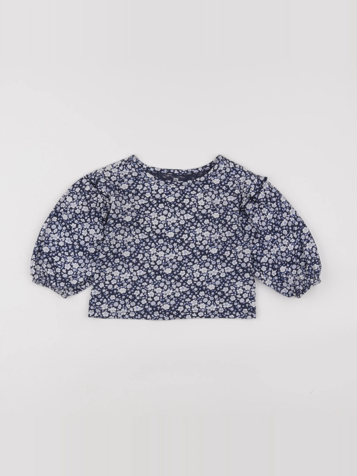 GAP - tee-shirt blanc, bleu - 18/24 mois