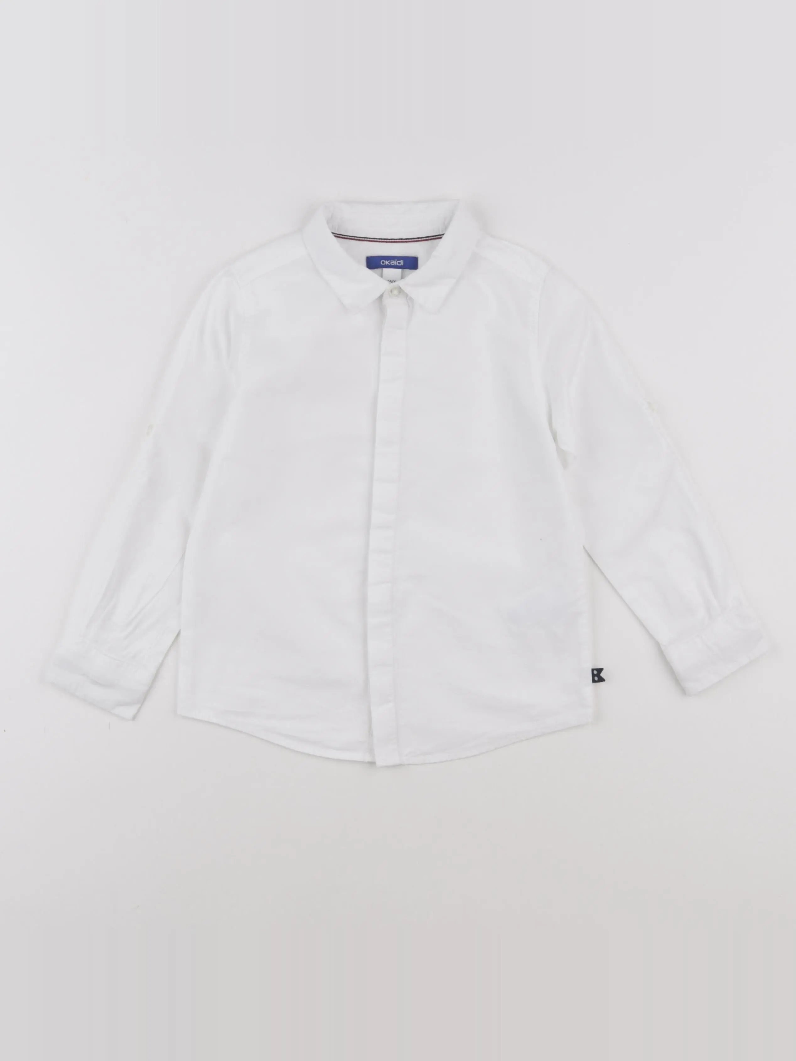 Okaidi - chemise blanc - 4 ans
