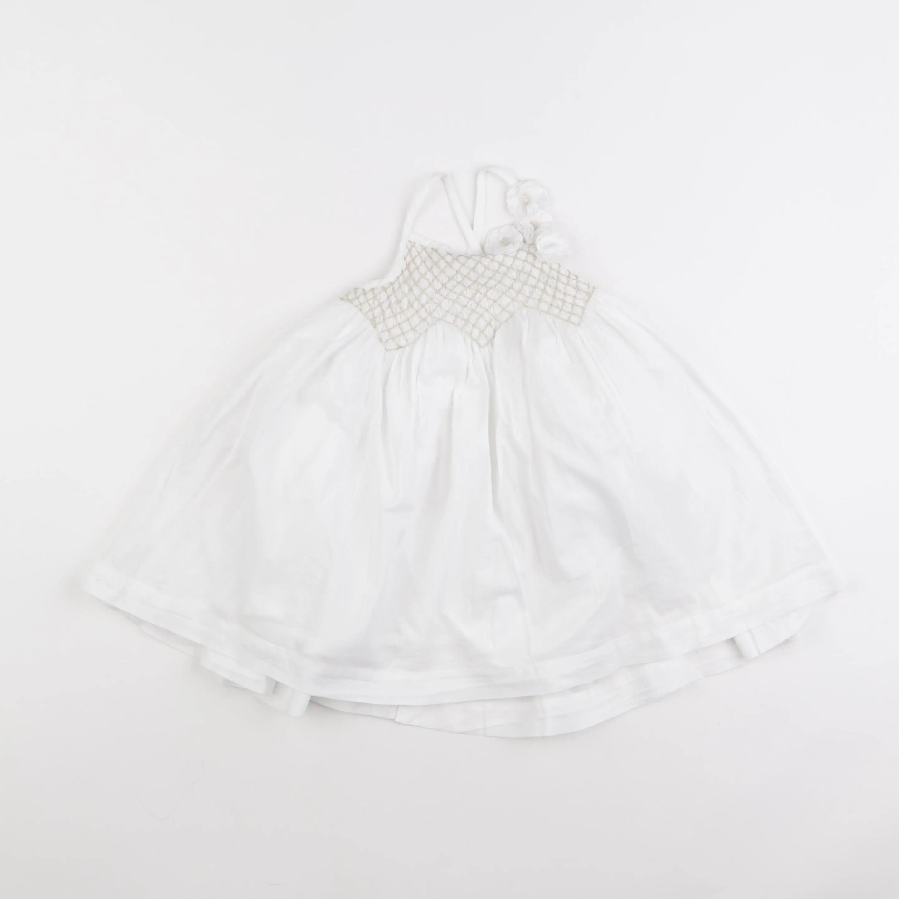 Vertbaudet - robe blanc - 18 mois