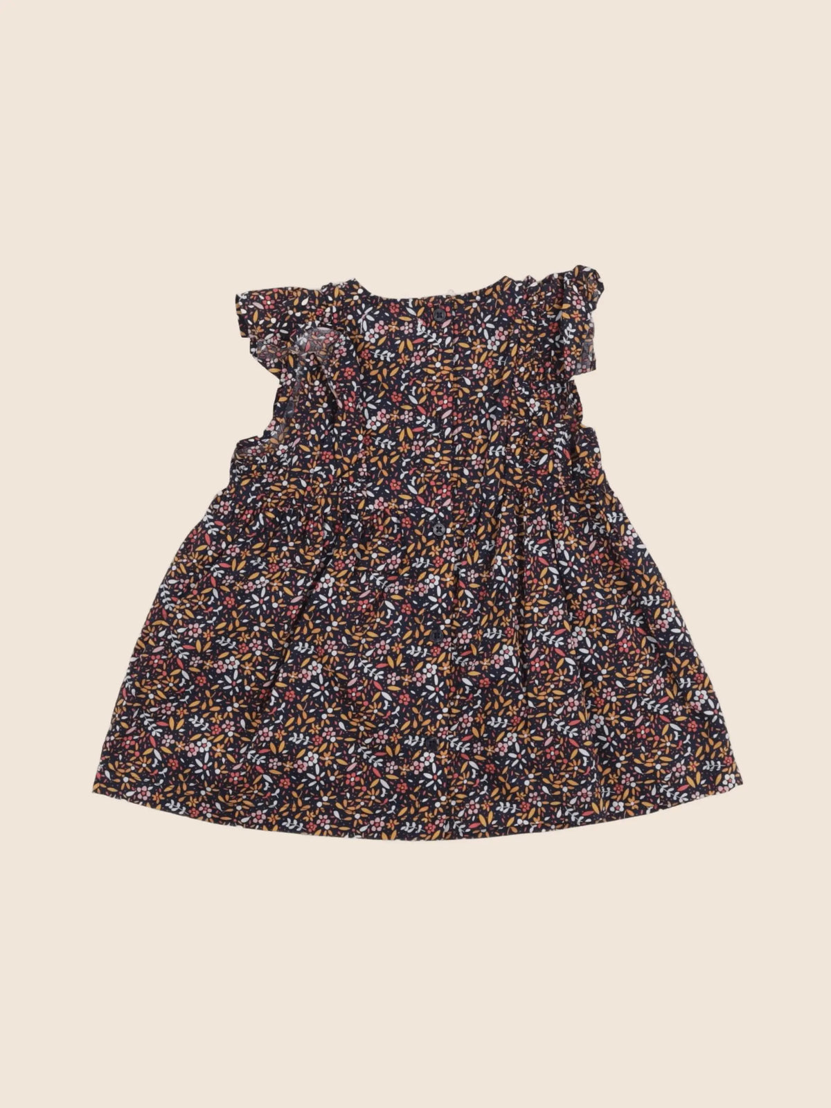 Vertbaudet - robe multicolore - 6 mois