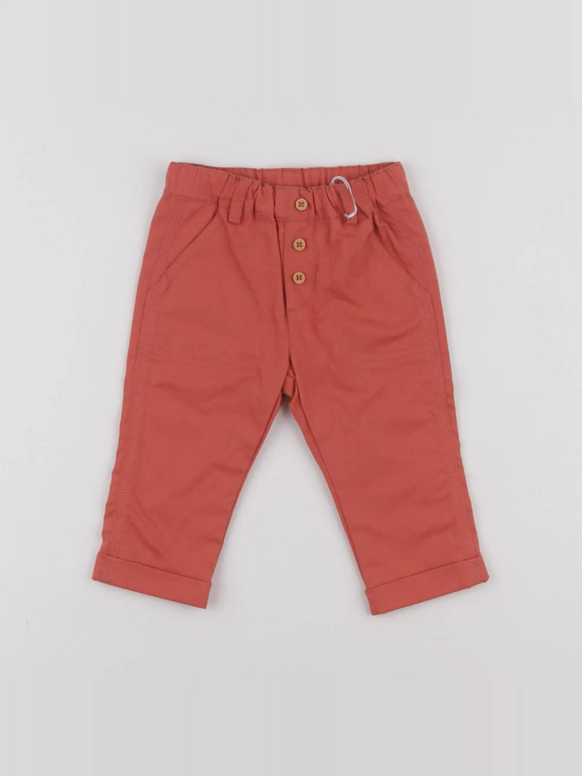 Boutchou - pantalon orange - 6 mois