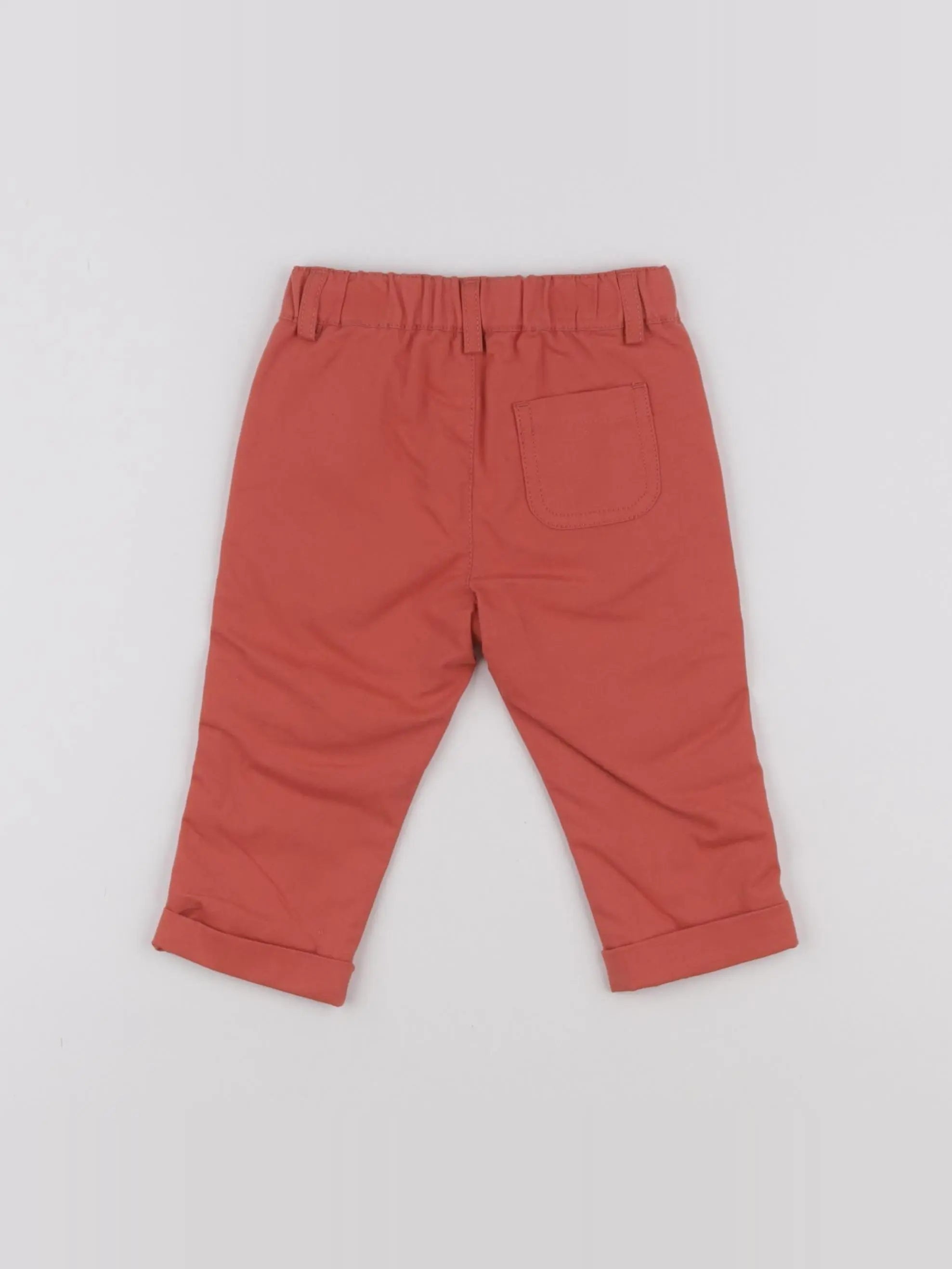 Boutchou - pantalon orange - 6 mois