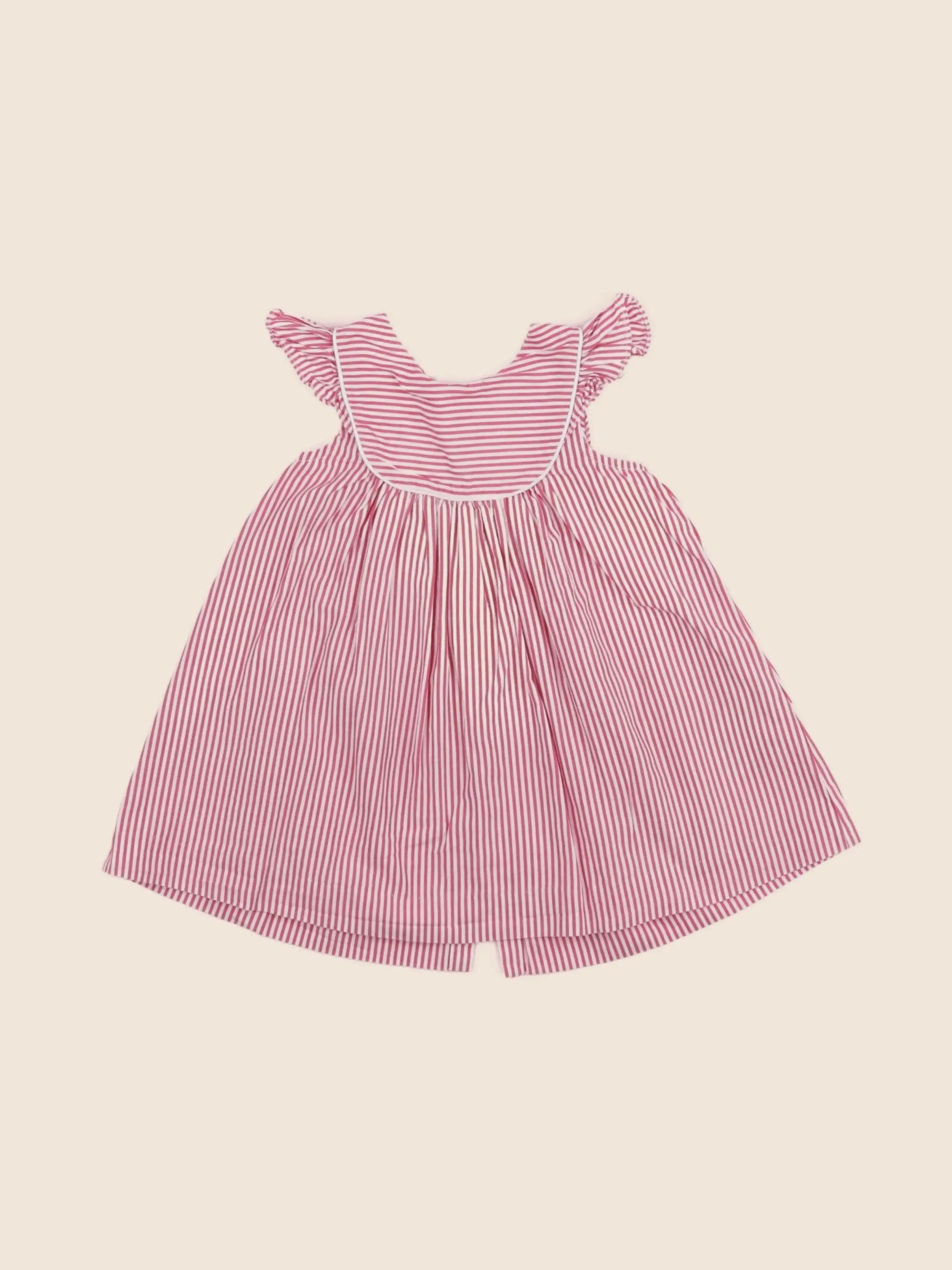 Jacadi - robe rose - 12 mois