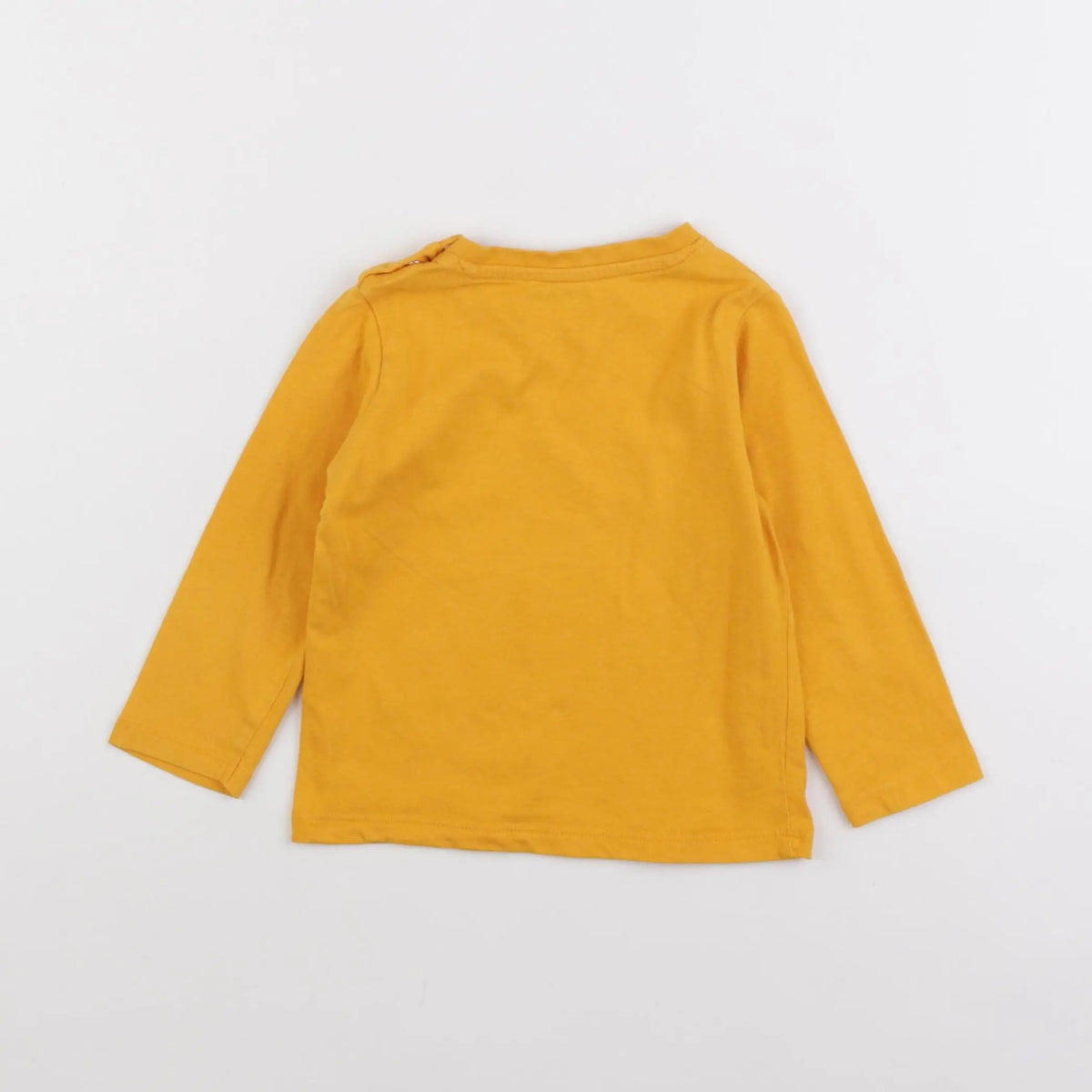 Vertbaudet - tee-shirt jaune - 18 mois