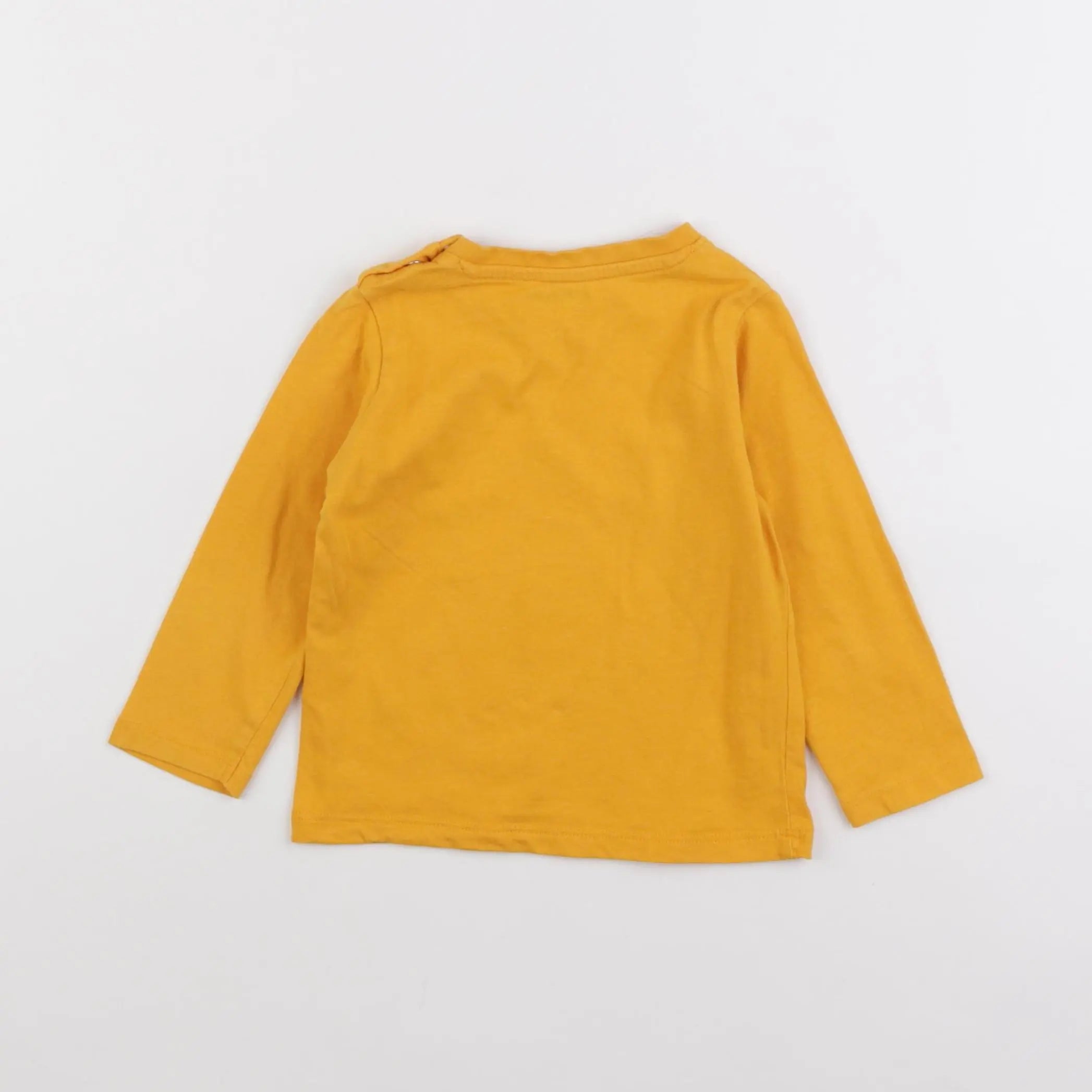 Vertbaudet - tee-shirt jaune - 18 mois